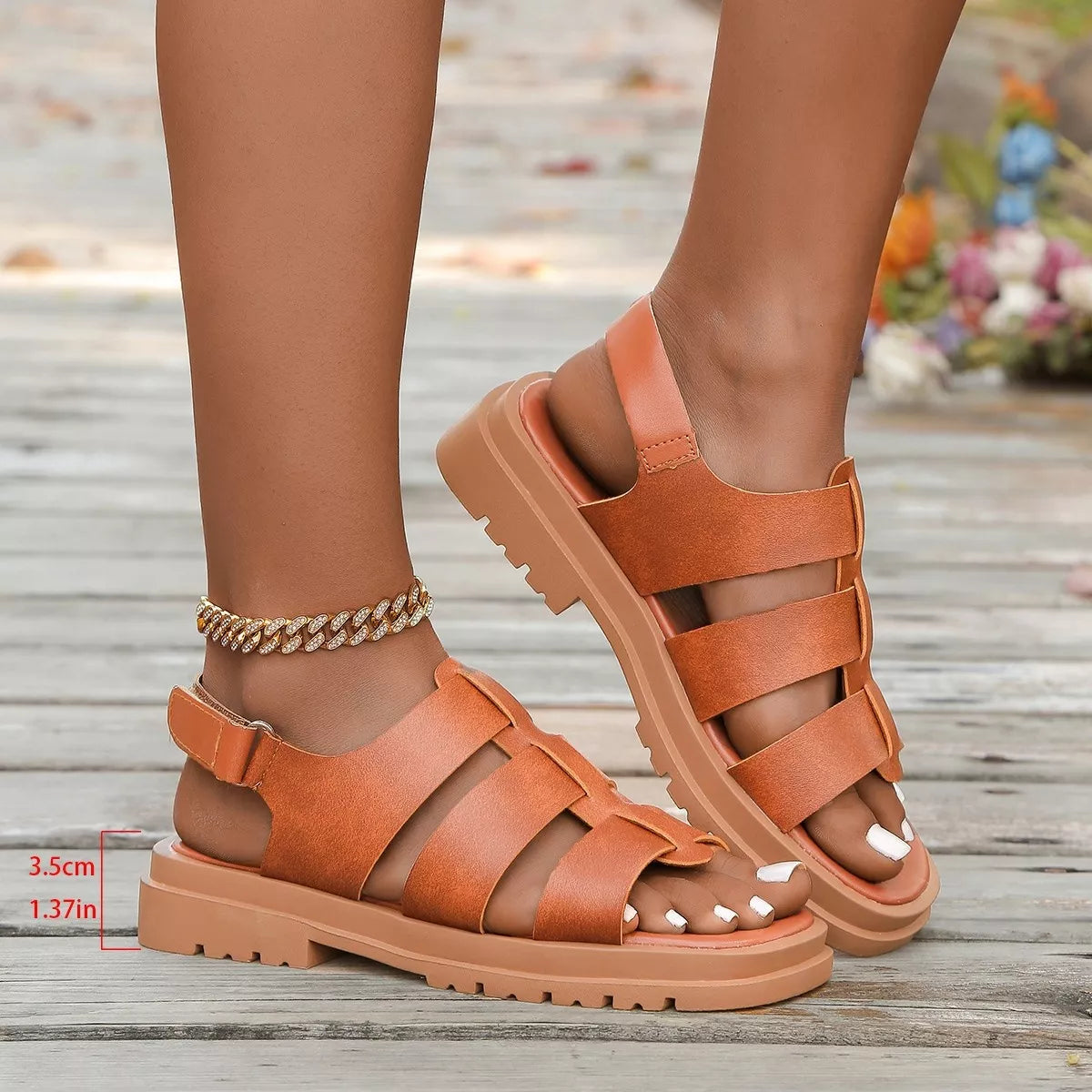 Open Toe Platform Sandals