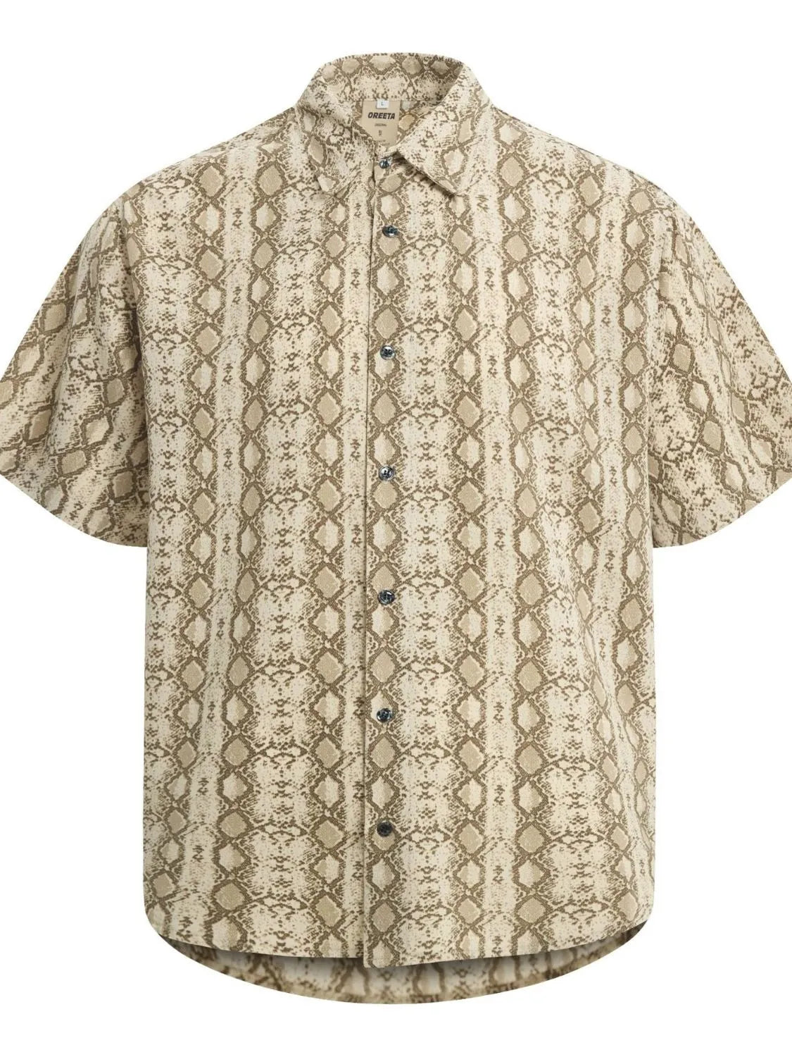 Men's Short Sleeve Button-Up Shirt