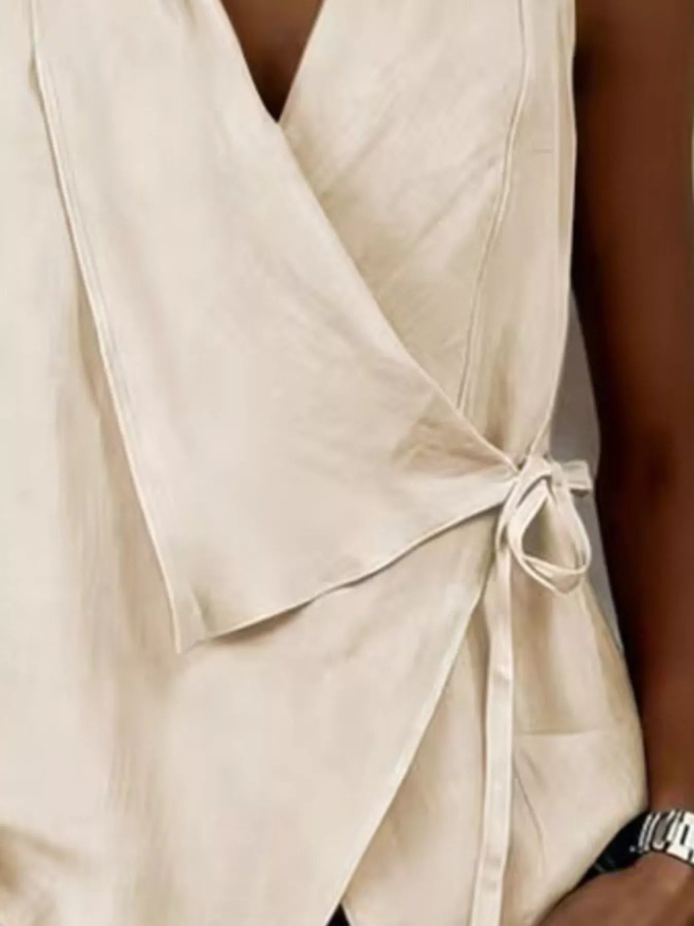 Tie Detail Sleeveless Top