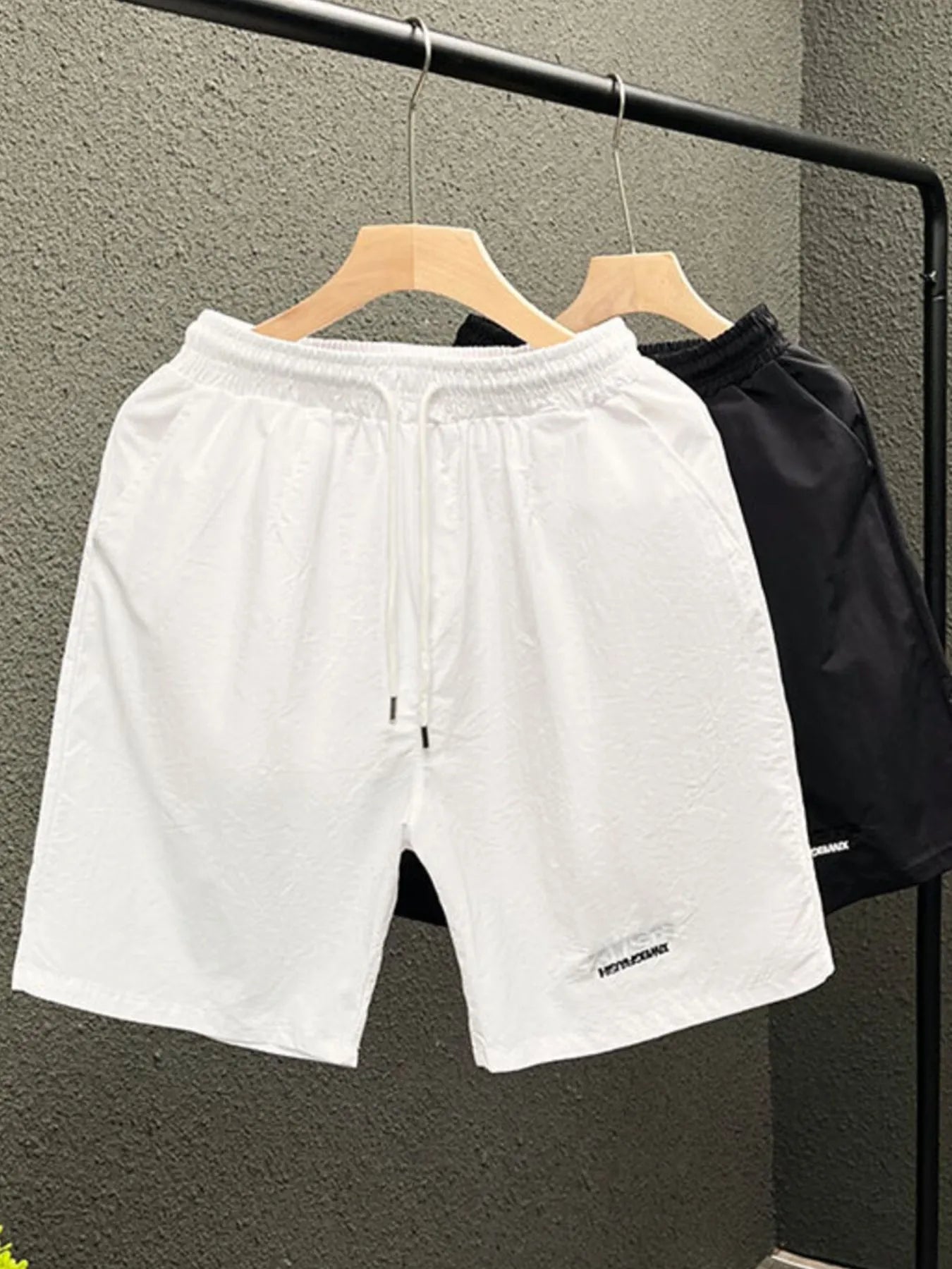 Men's Plus Size Drawstring Shorts