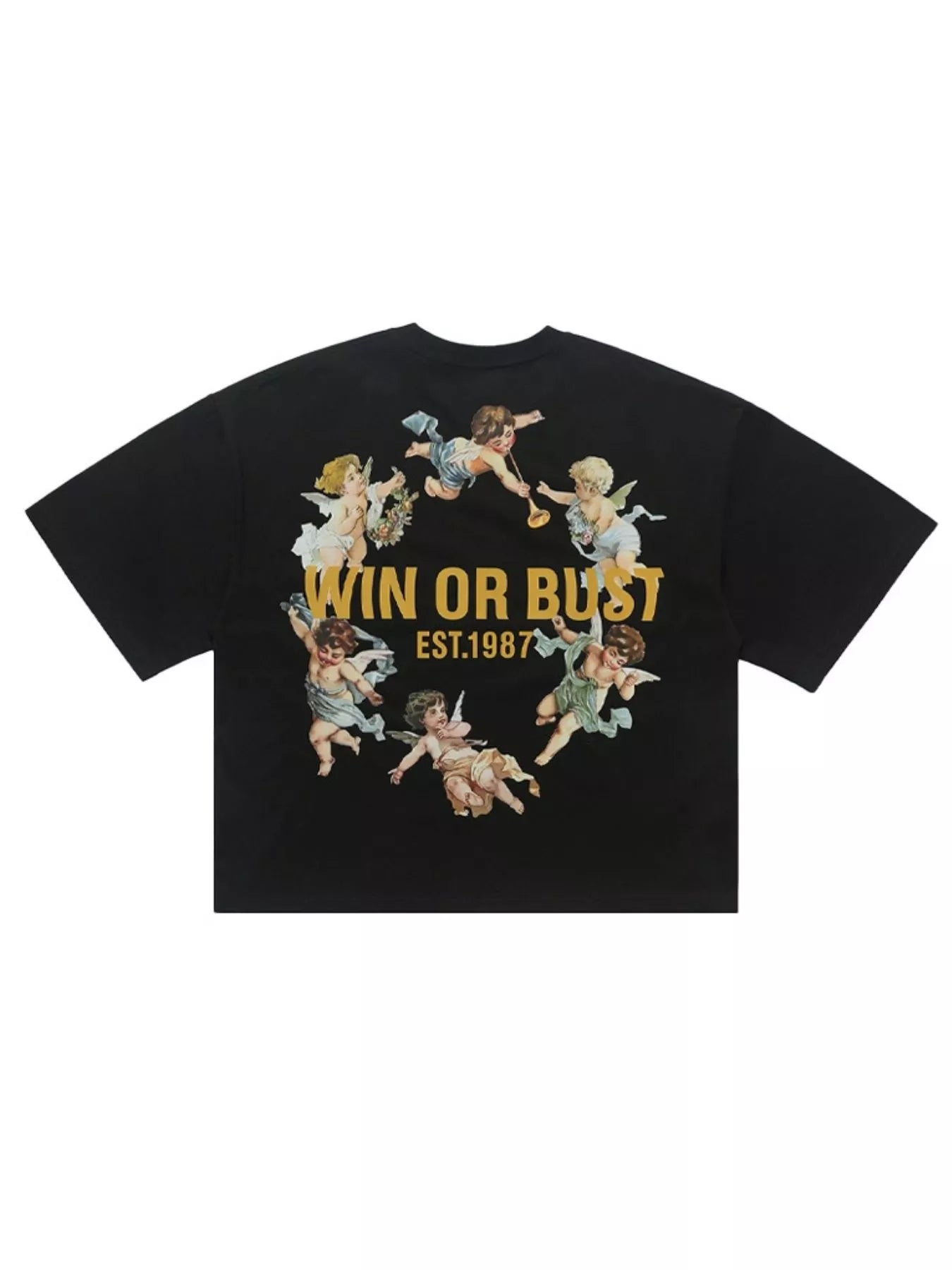Men's Graphic Round Neck Short Sleeve T-Shirt