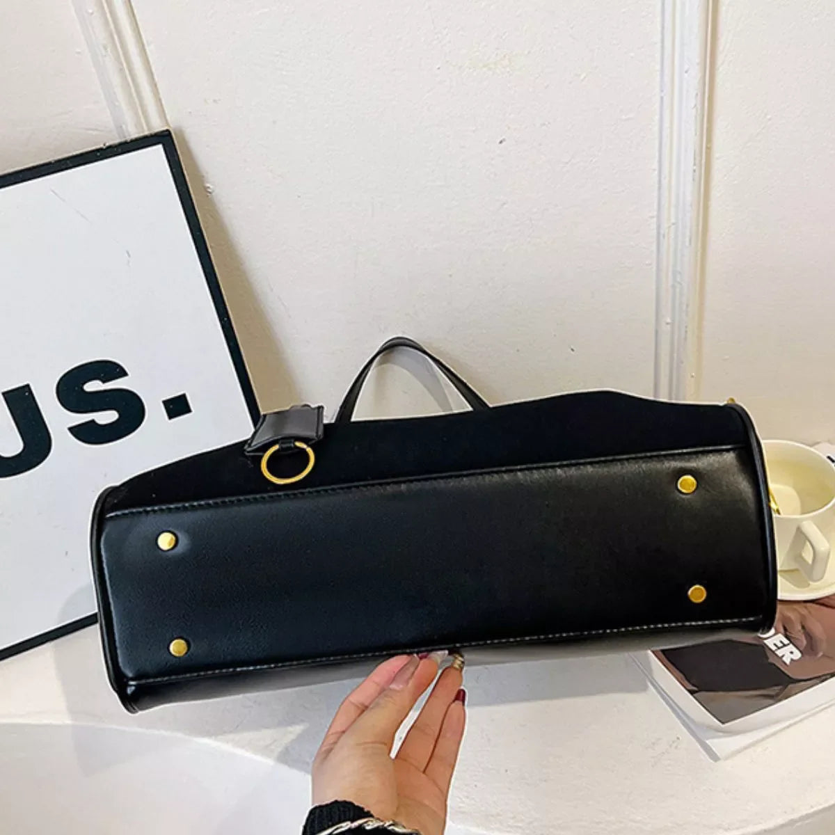 PU Leather Shoulder Bag