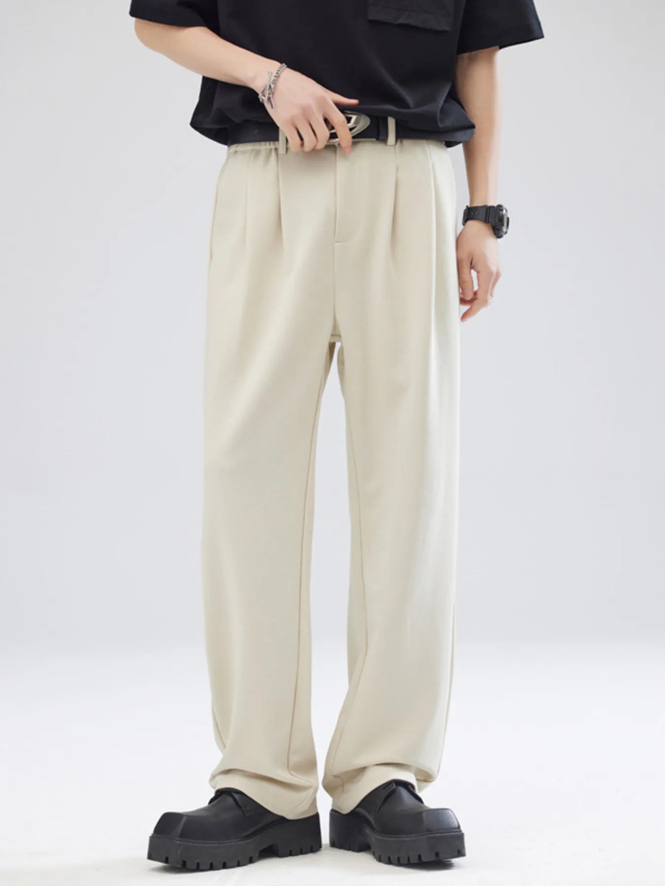 Men's Full Size Casual Loose-Fit Pants Plus Size