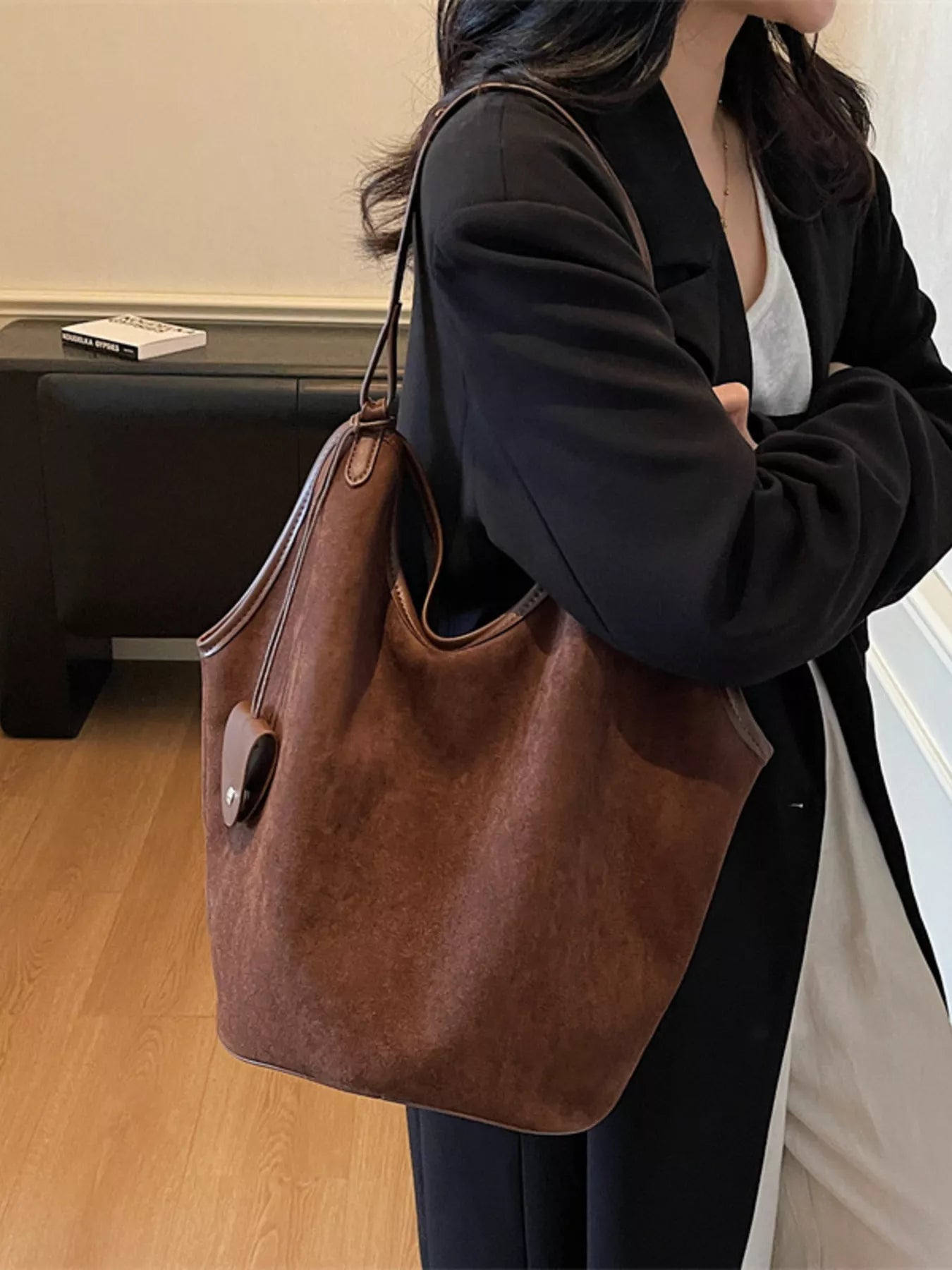 Solid Color Tote Bag
