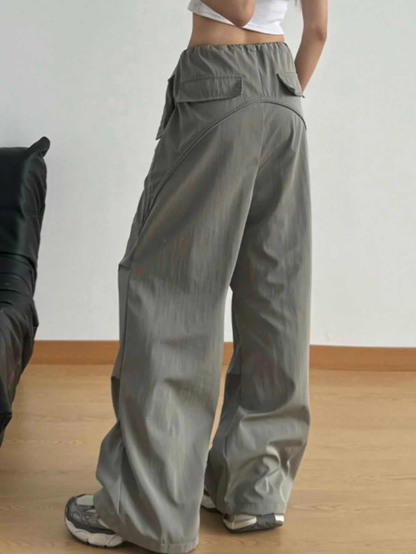 Wide Leg Drawstring Pants