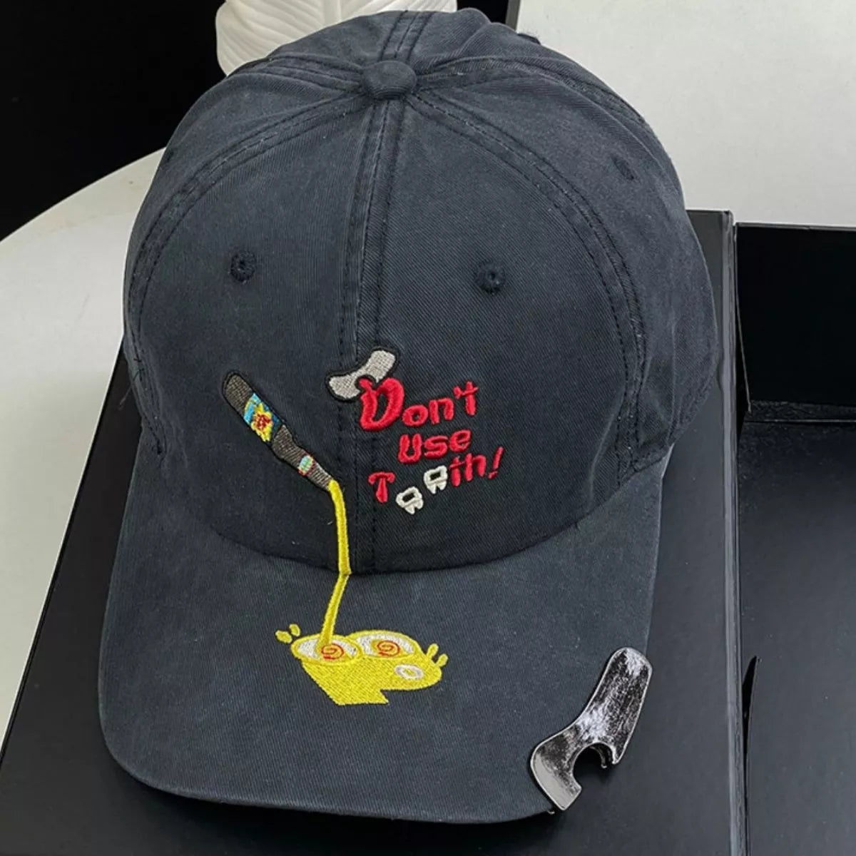 Embroidered Cartoon Baseball Cap