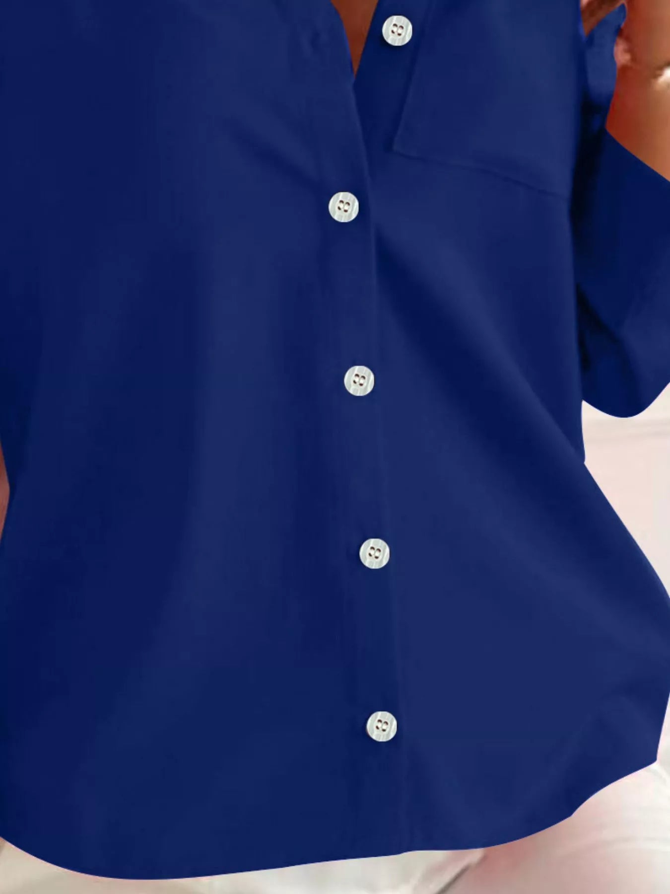 Button-Down Roll-Up Sleeve Shirt