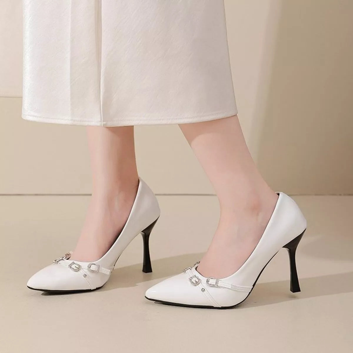 Point Toe High Heels Pumps