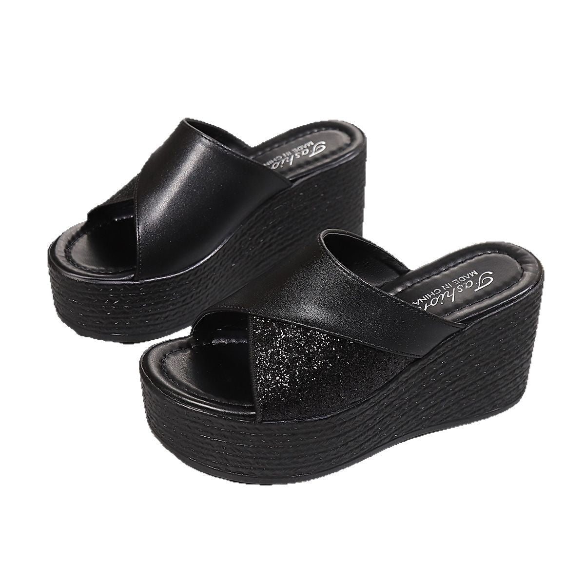 Open Toe Platform Wedge Sandals