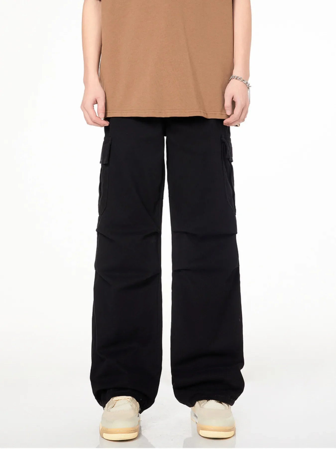 Men's Full Size Loose Fit Cargo Pants Plus Size