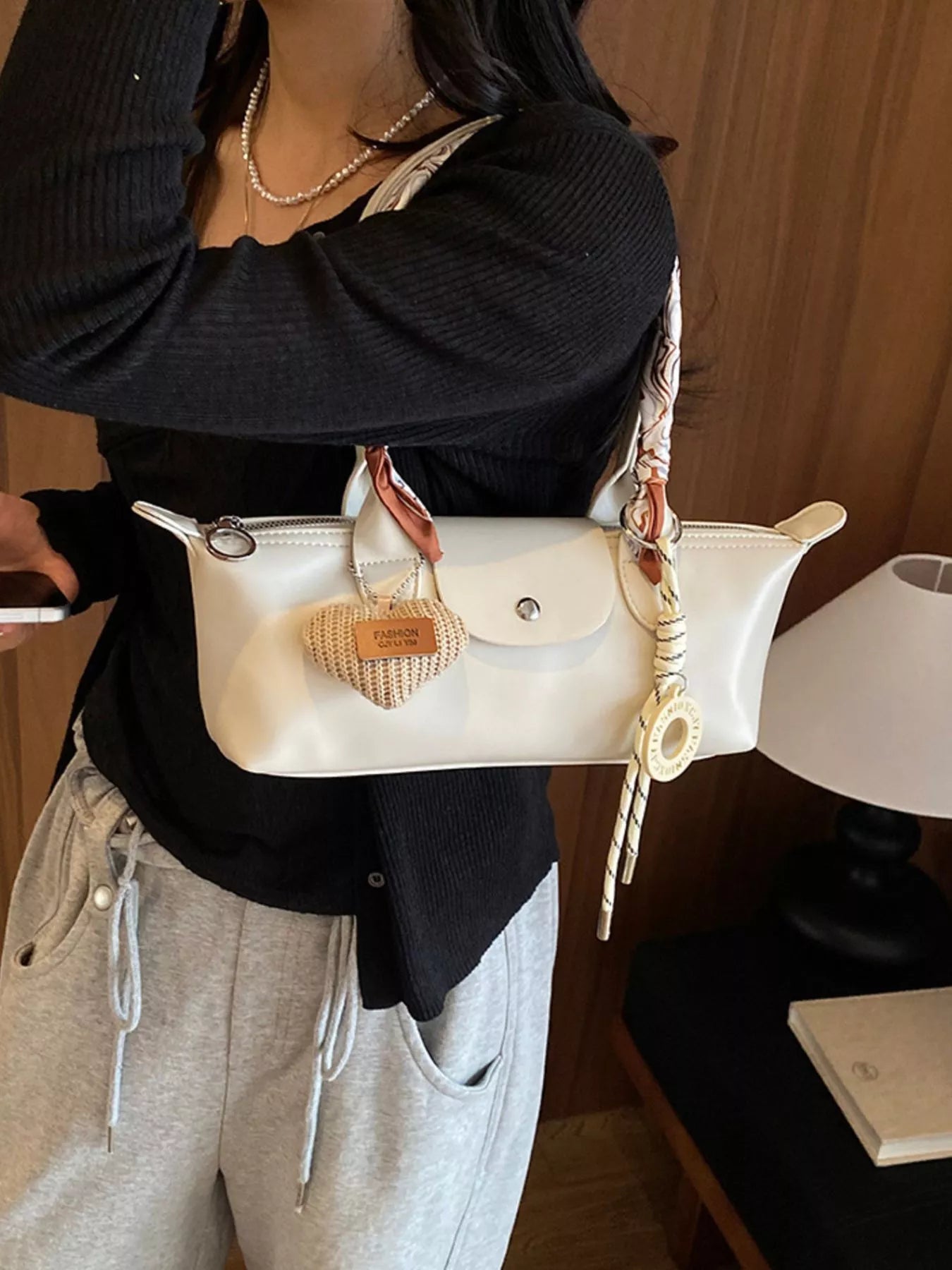 PU Leather Shoulder Bag