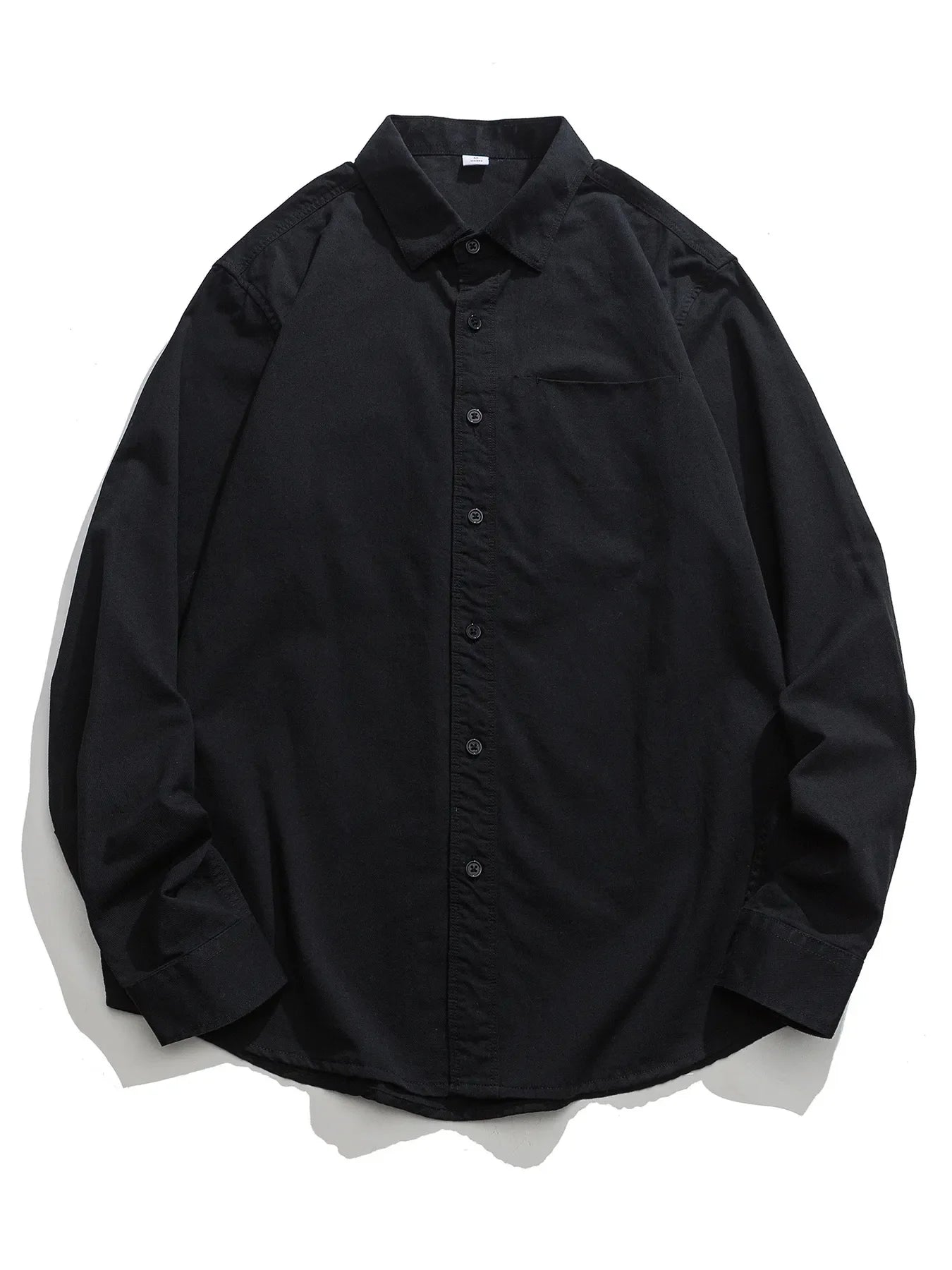 Men's Plus Size Casual Long Sleeve Shirt