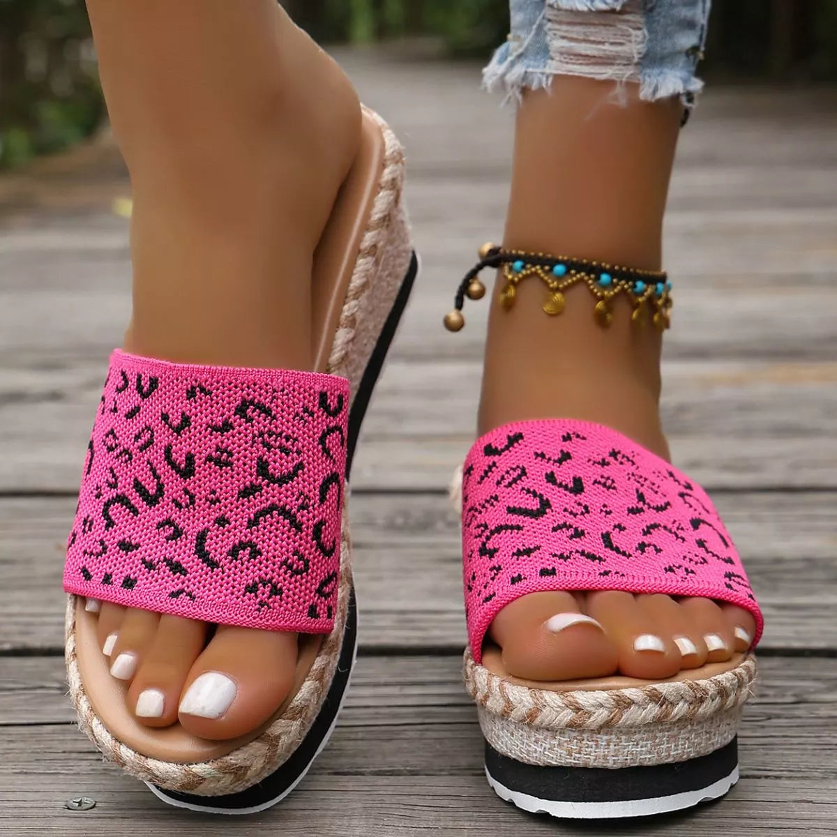 Open Toe Platform Sandals
