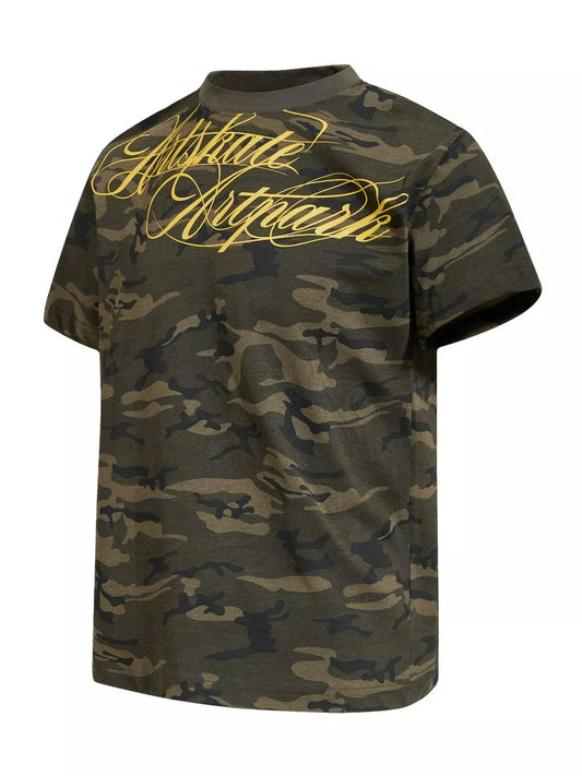 Men's Camouflage Print Short Sleeve T-Shirt