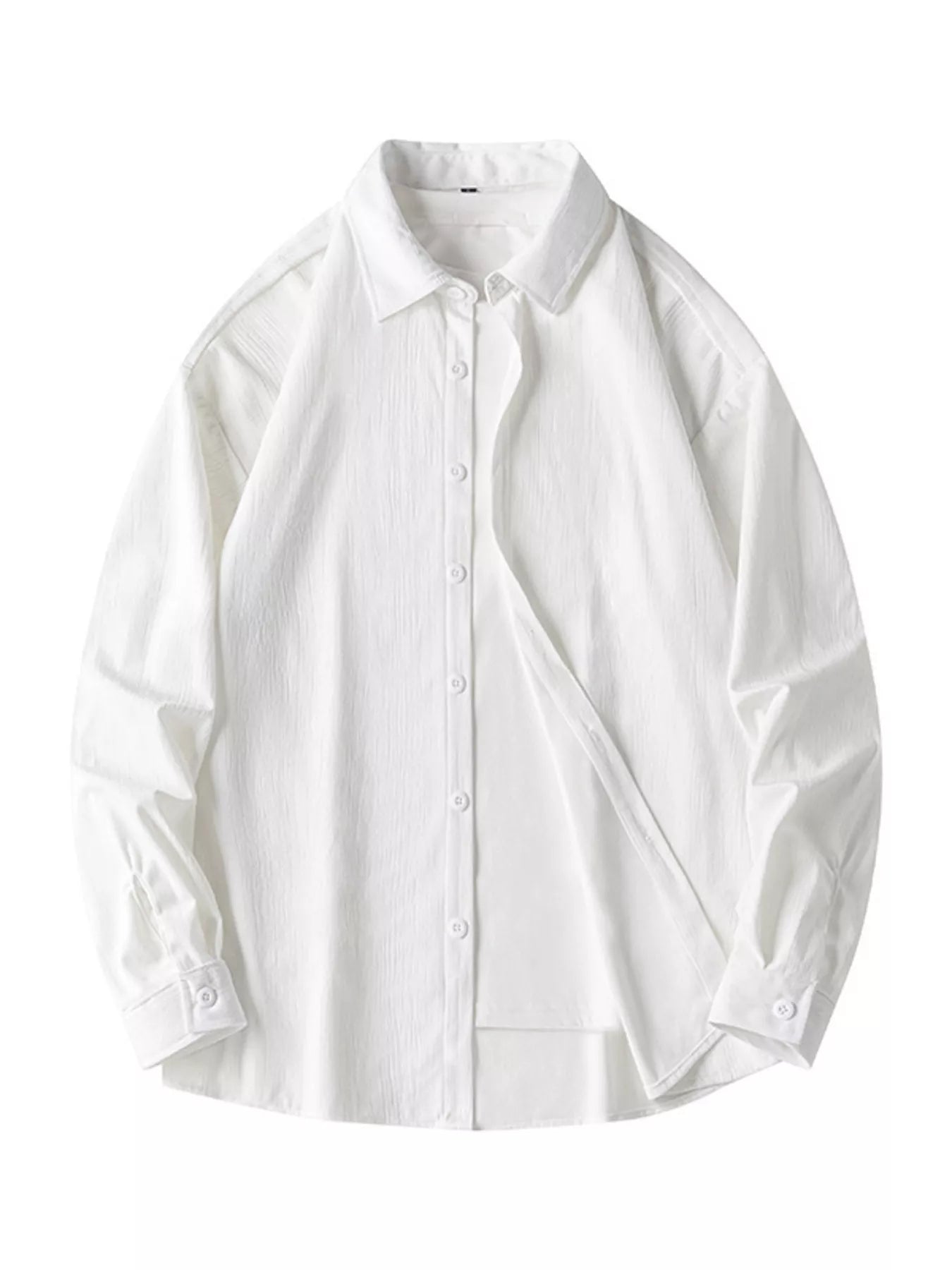 Men's Casual Corduroy Button-Down Shirt