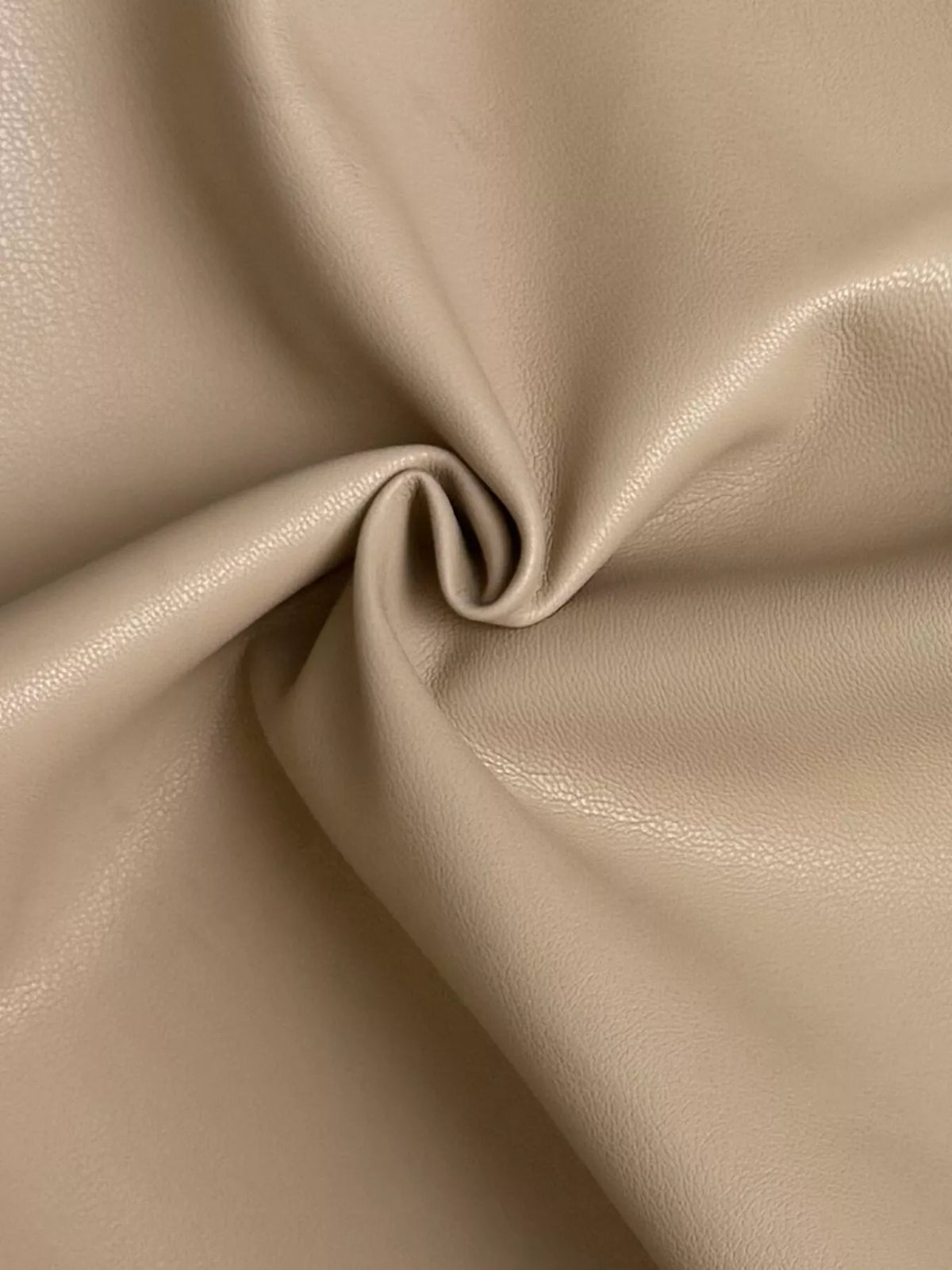 Sleek Faux Leather Belted Vest Coat