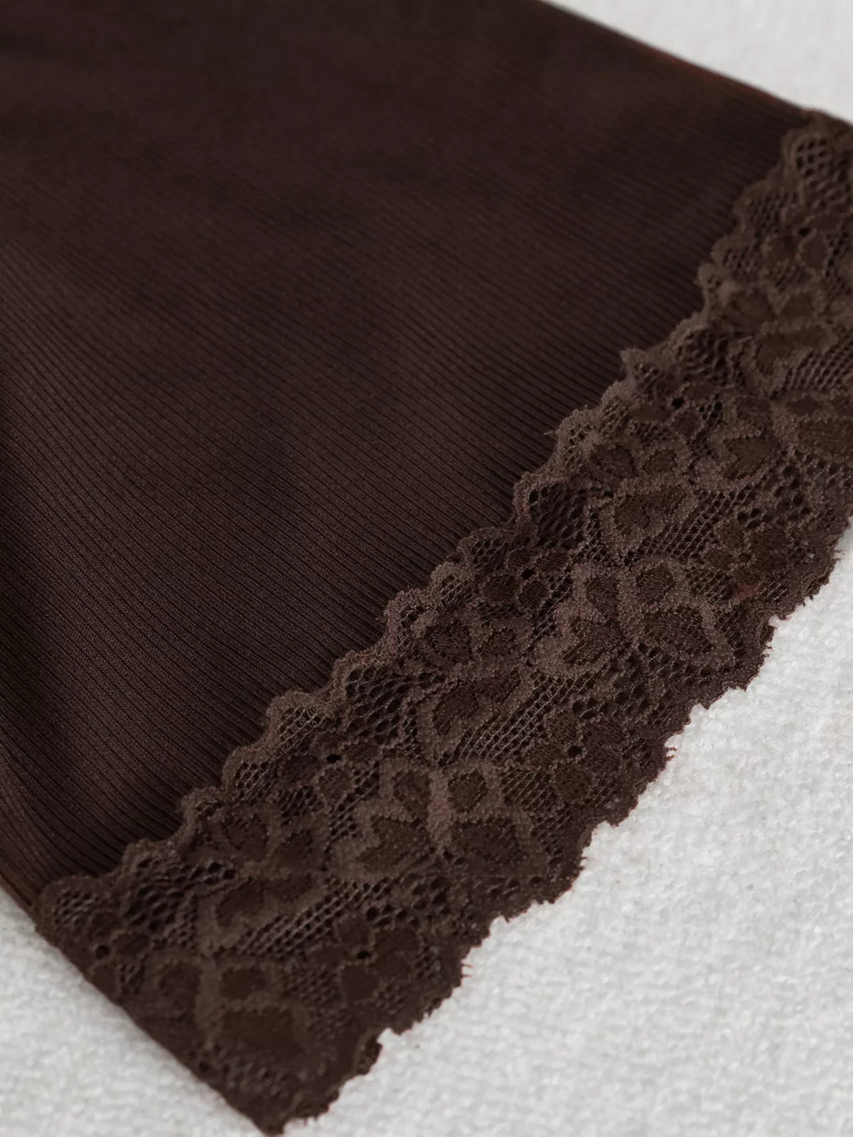 Lace Trim Flare Sleeve Blouse