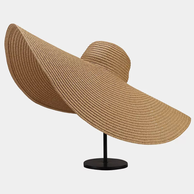 Oversized Wide Brim Straw Sun Hat