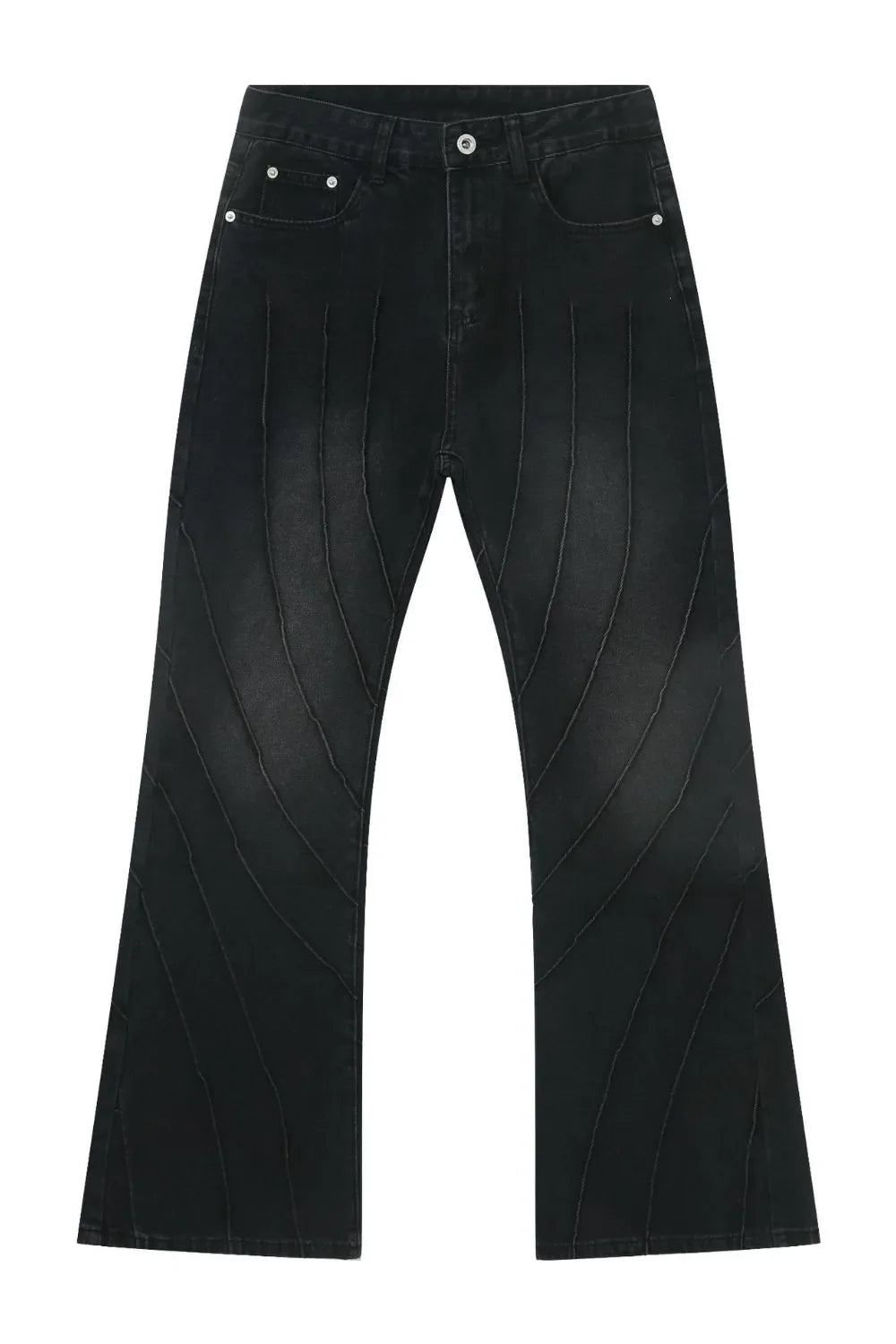 Men's Exposed Seam Jeans with Pockets