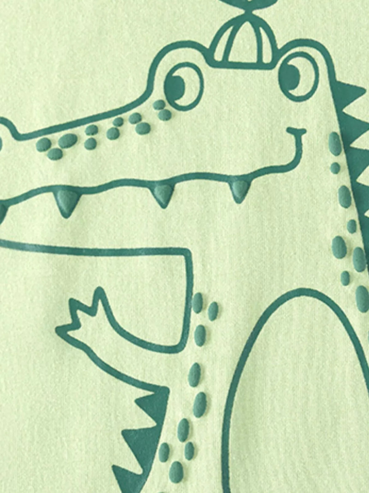 Children's Crocodile Graphic Long Sleeve T-Shirt