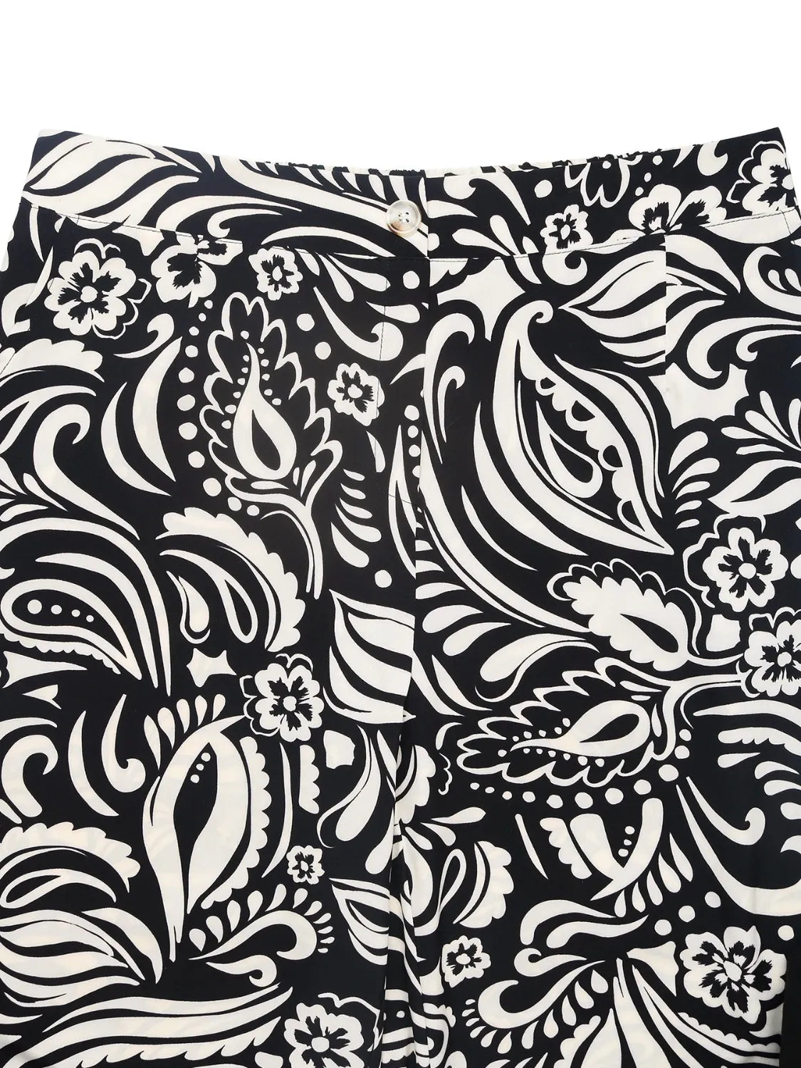 Printed Wide Leg Pants