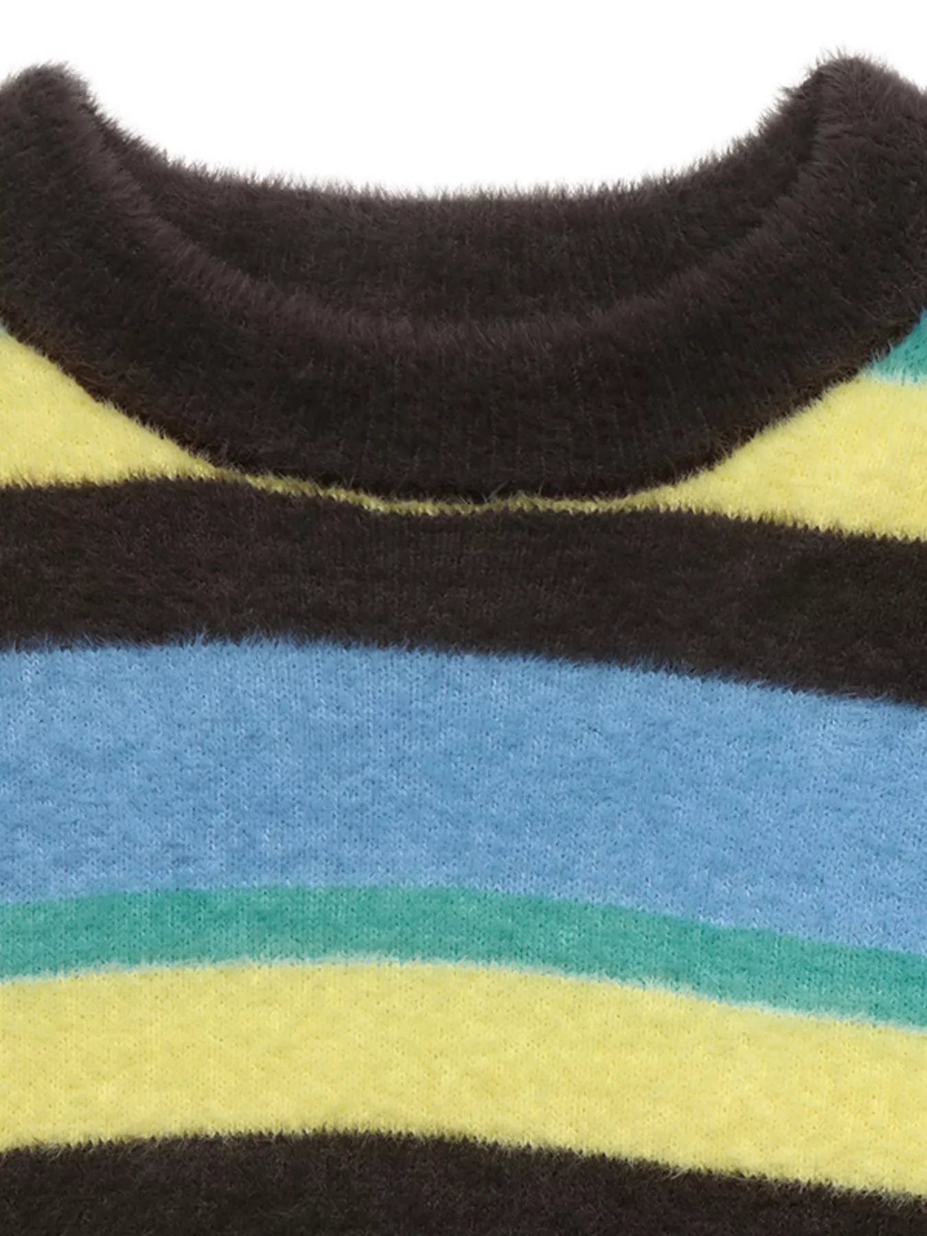 Striped Dropped Shoulder Sweater