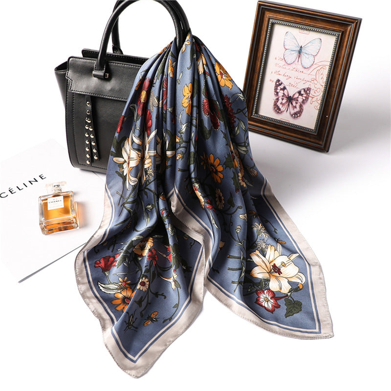 Decorative scarf silk scarf (See size chart where applicable)