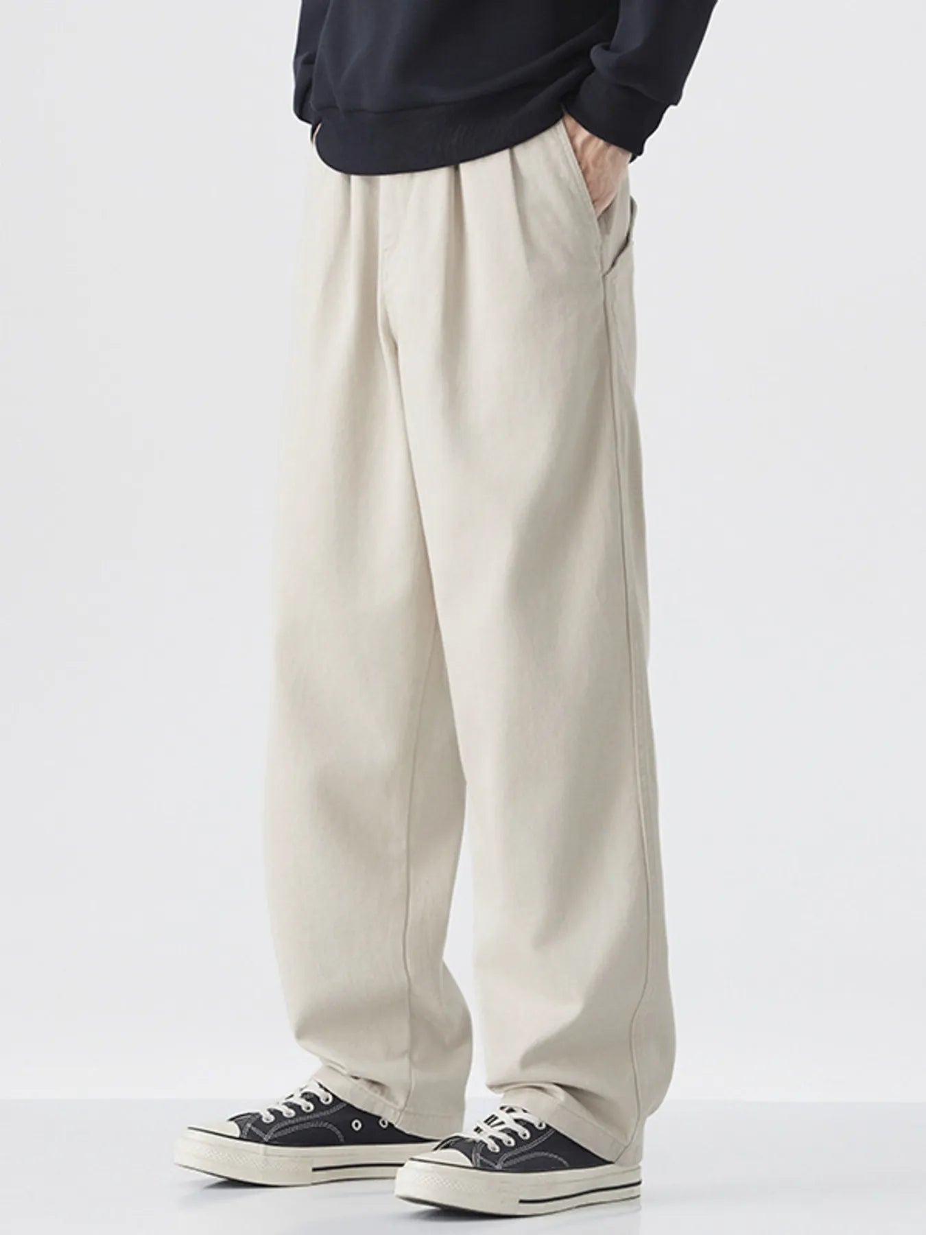Men's Wide-Leg Casual Pants