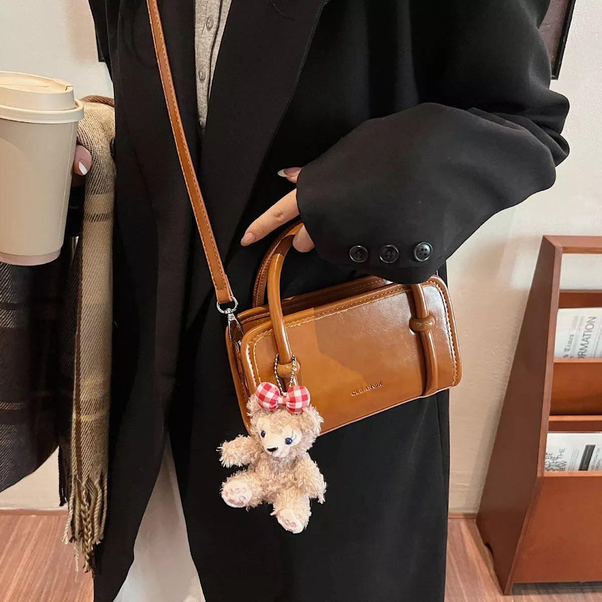 PU Leather Crossbody Bag