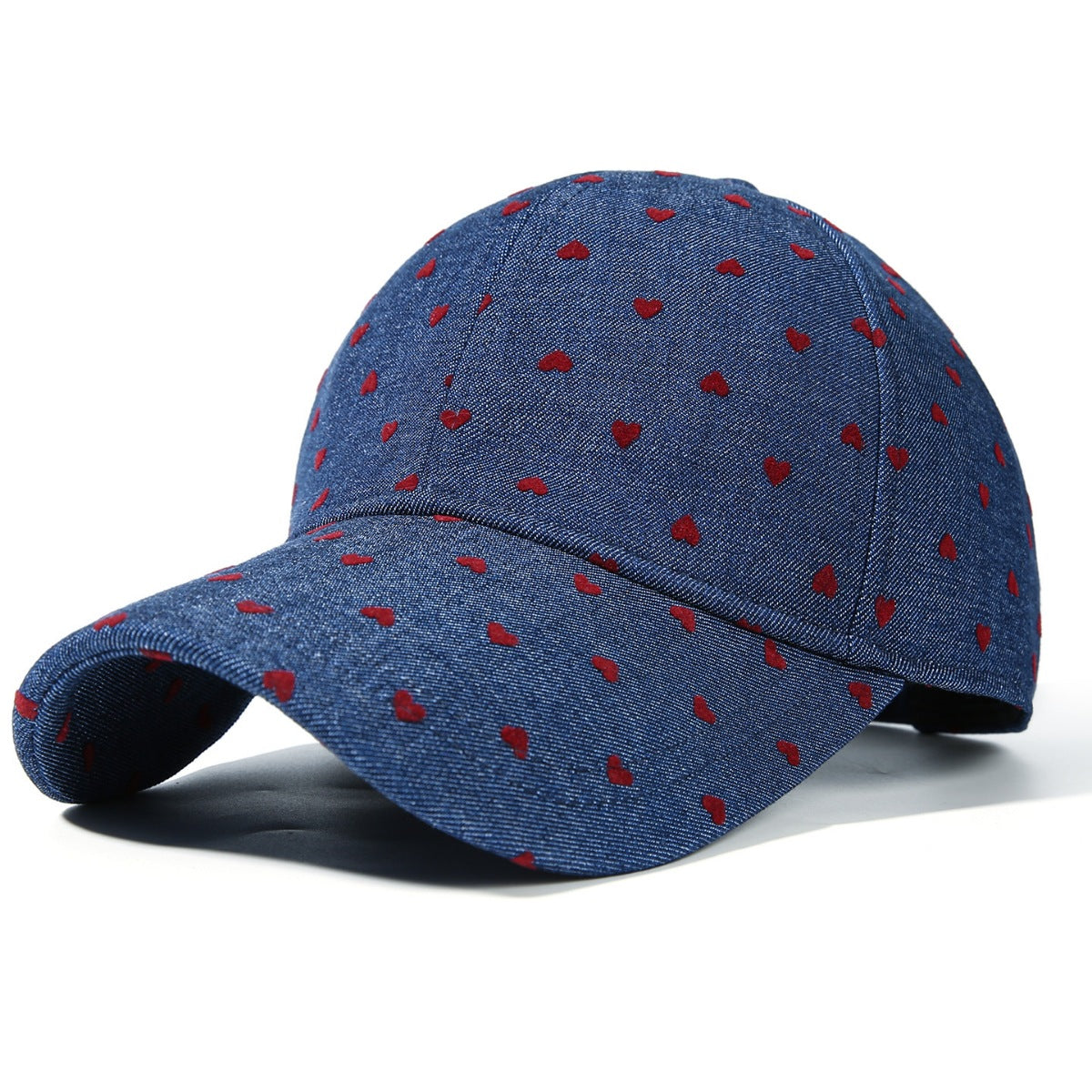 Heart-Patterned Casual Baseball Cap