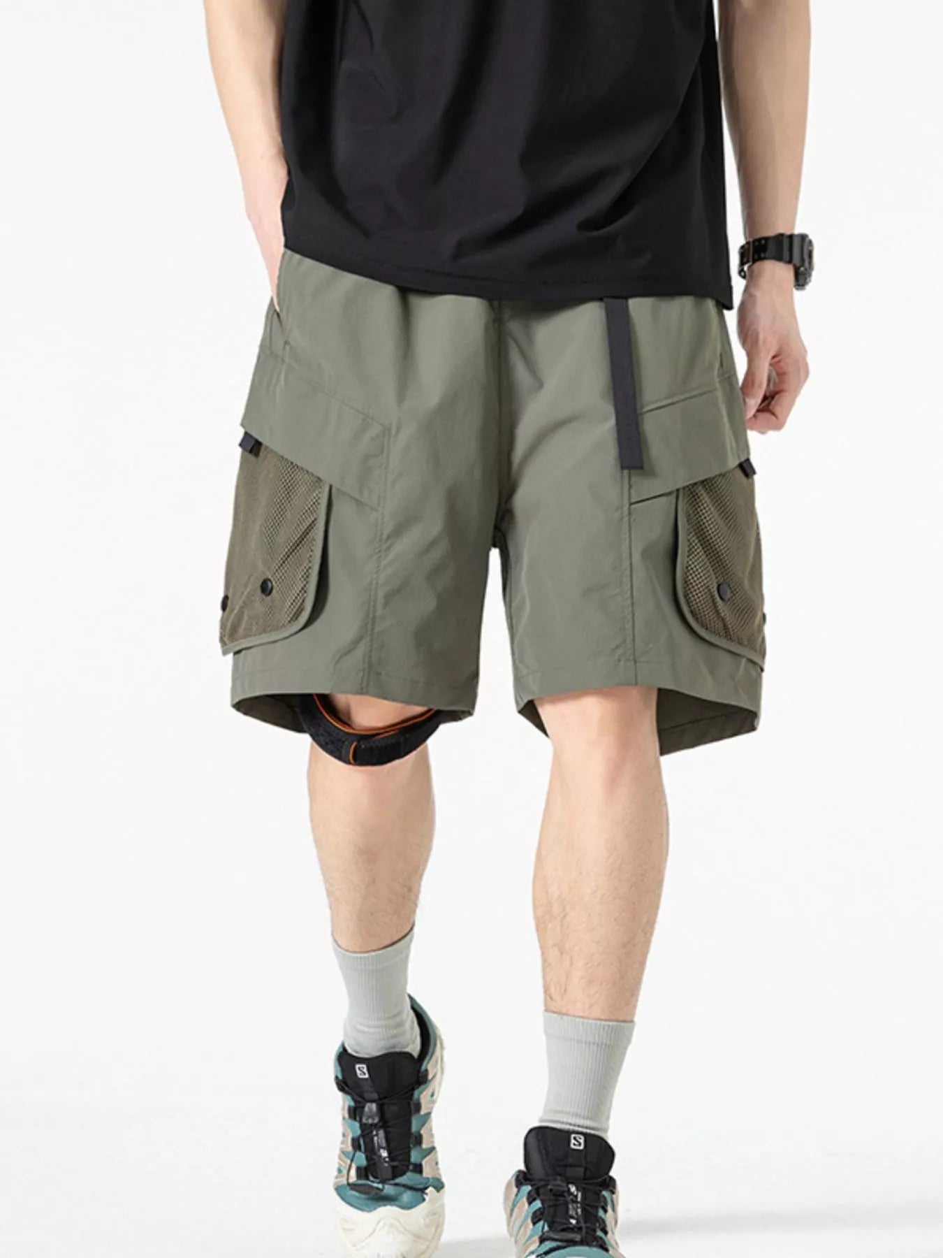 Men's Multi-Pocket Quick-Dry Cargo Shorts