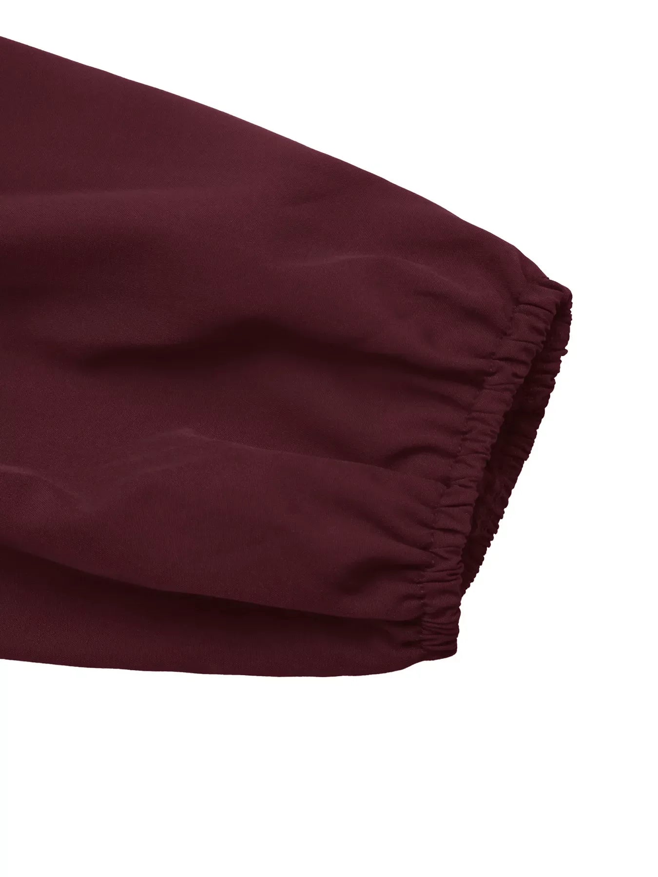 Tie Back Balloon Sleeve Blouse