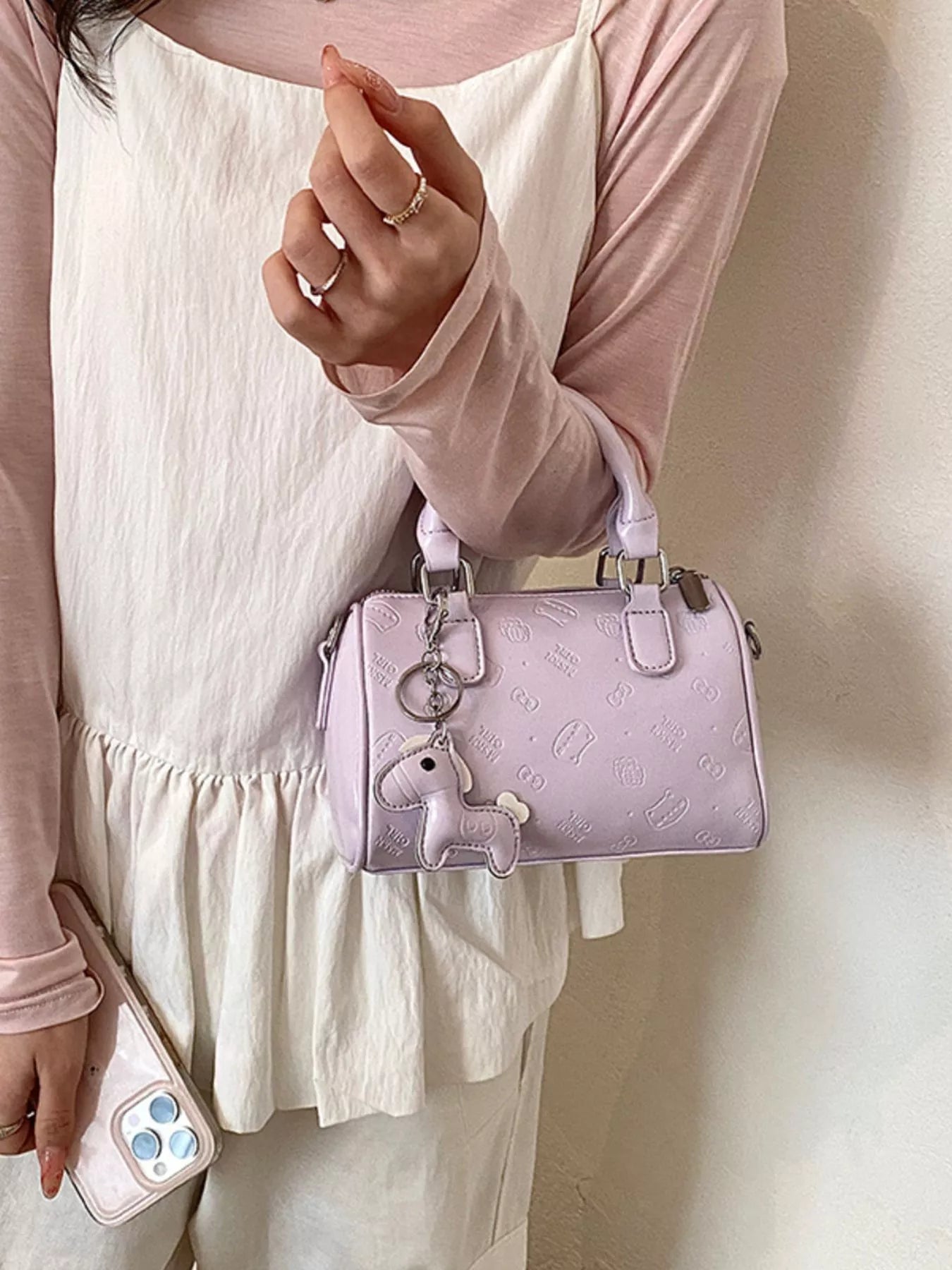 Top Handle Crossbody Bag