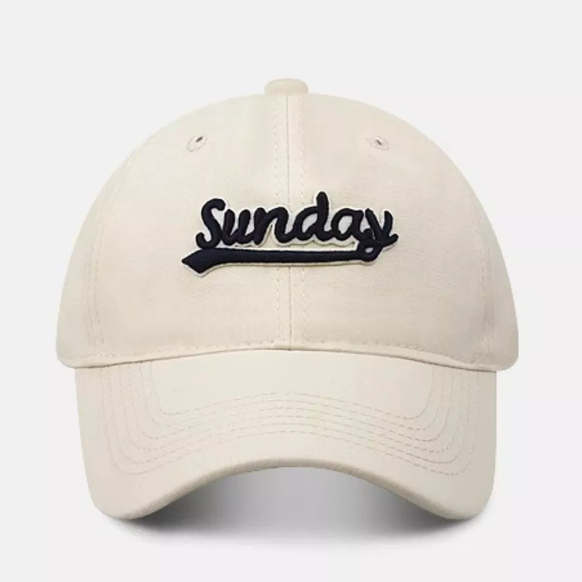 Casual "Sunday" Embroidered Baseball Cap
