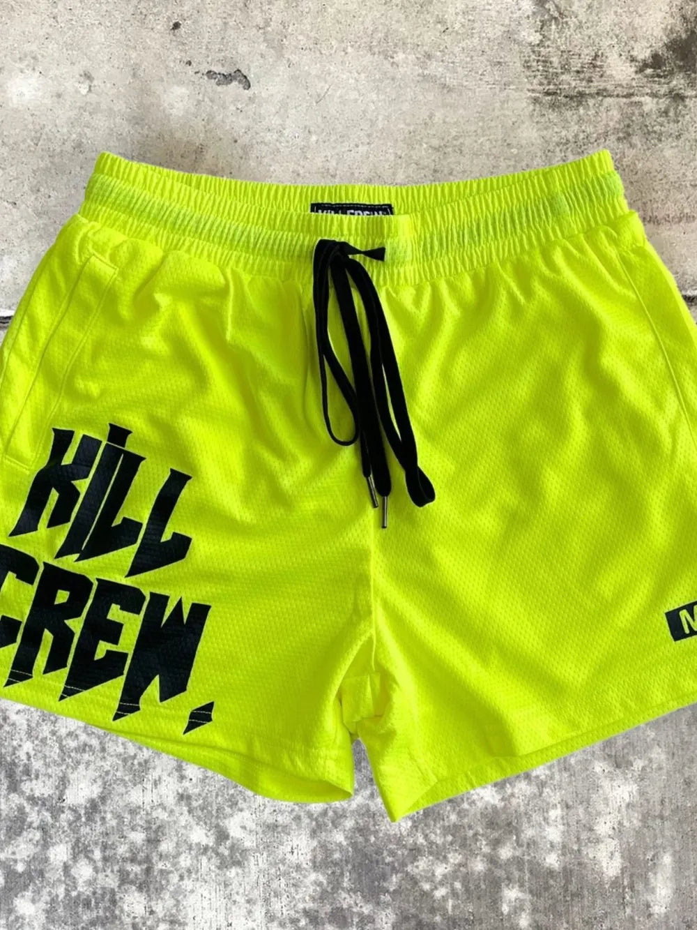 Men's Plus Size Letter Drawstring Shorts