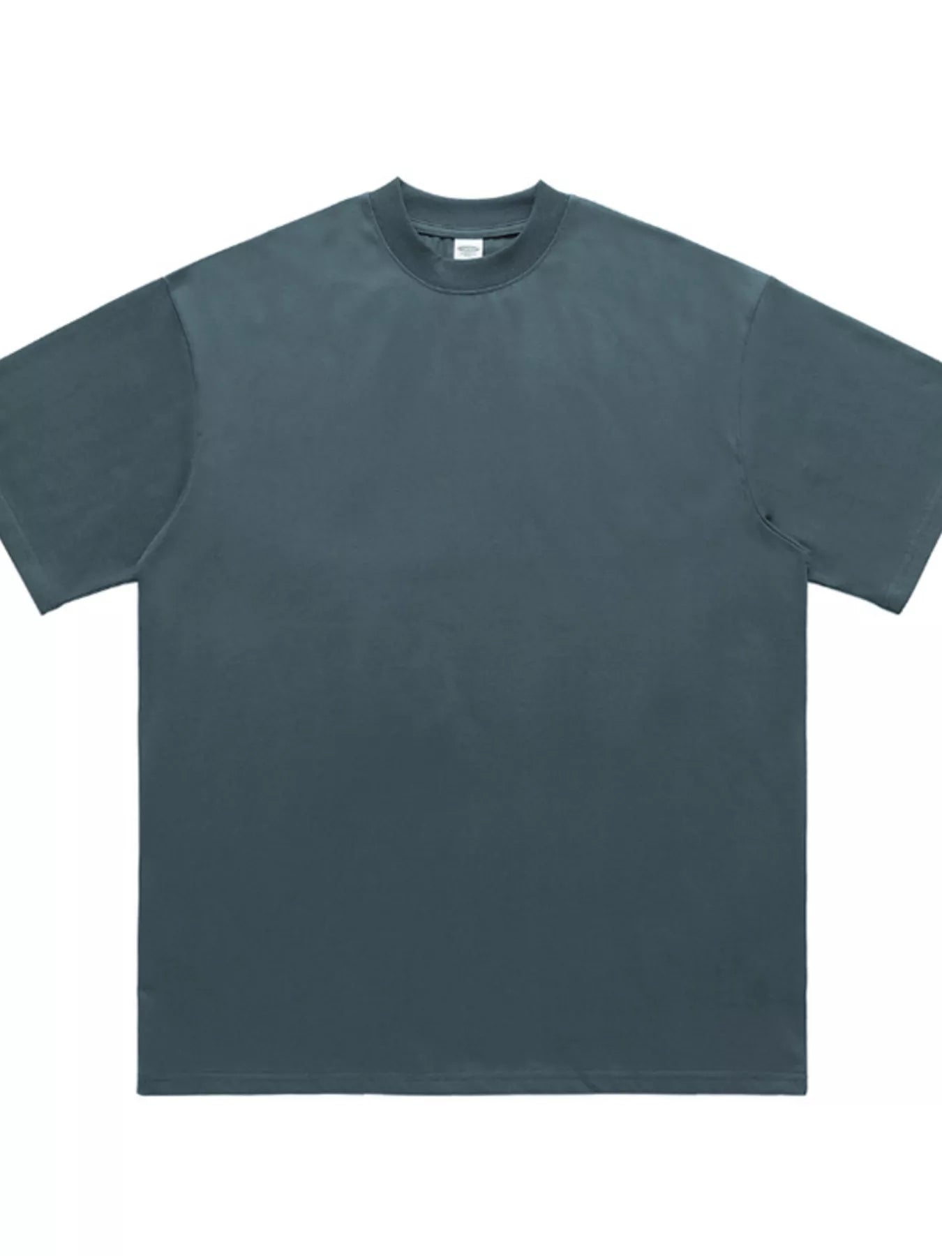 Men's Oversized Solid Color Crew Neck T-Shirt
