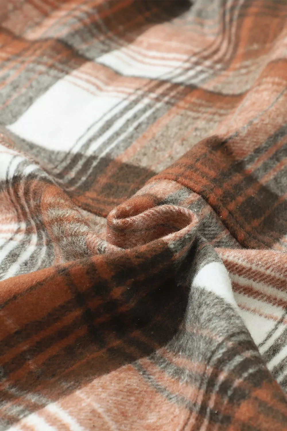 Plaid Button Up Shacket