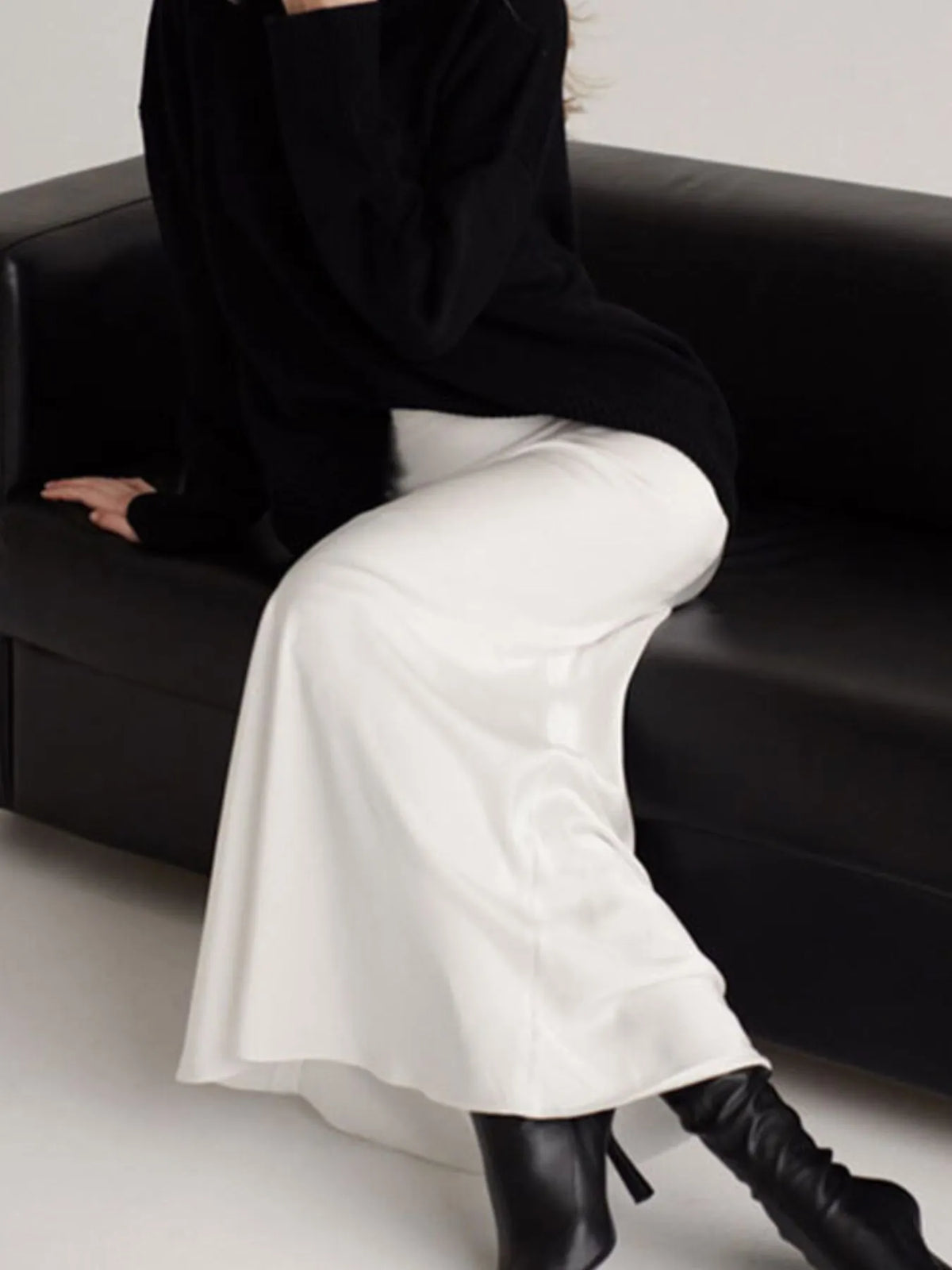 High-Waisted Maxi Skirt