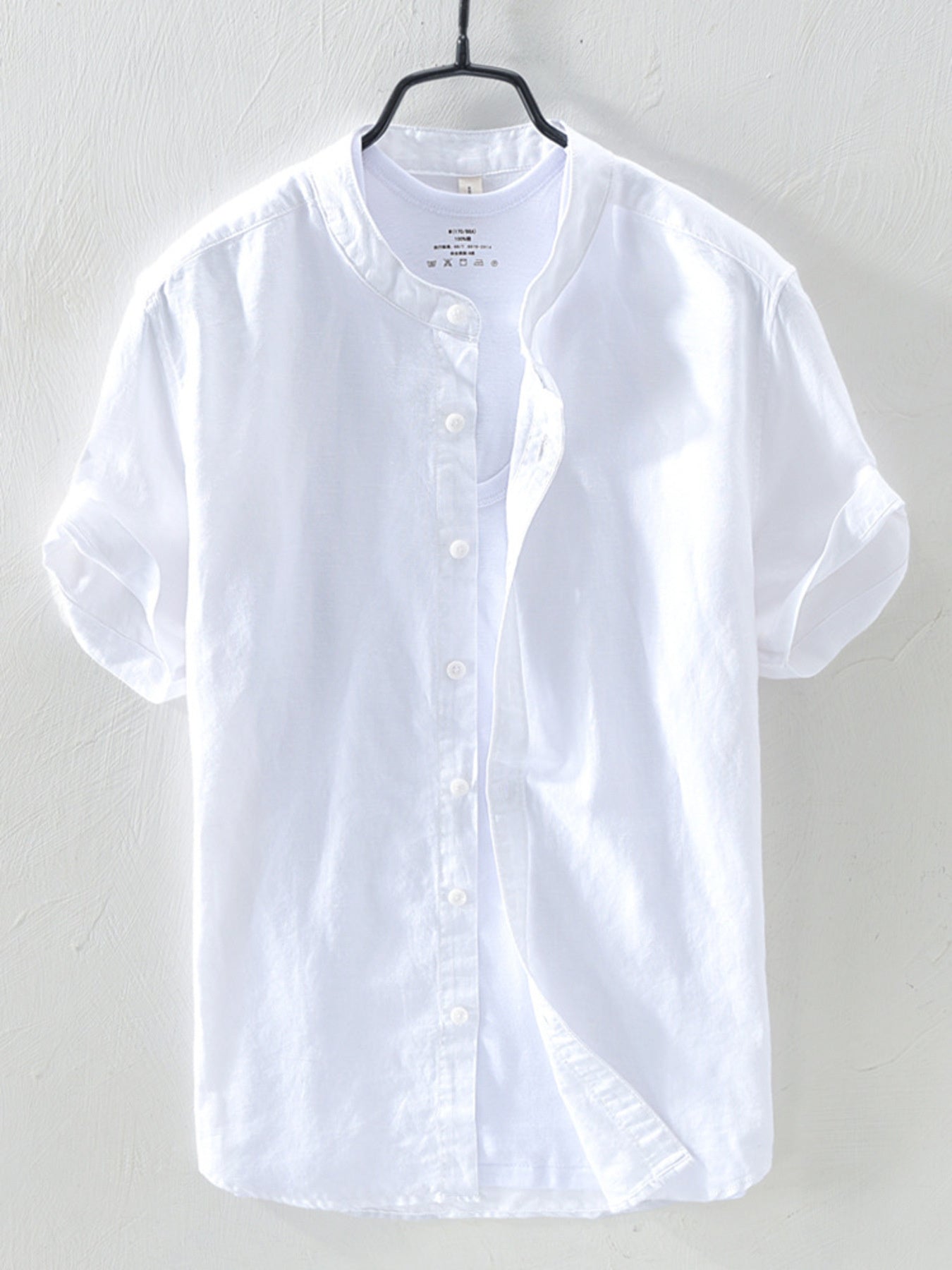 Men's Full Size Button Up Short Sleeve Shirt Plus Size