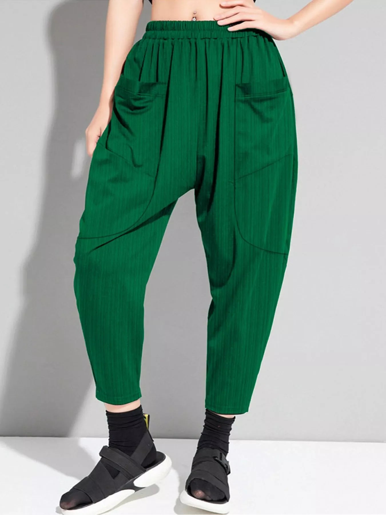 Plus Size Loose Fit Harem Pants