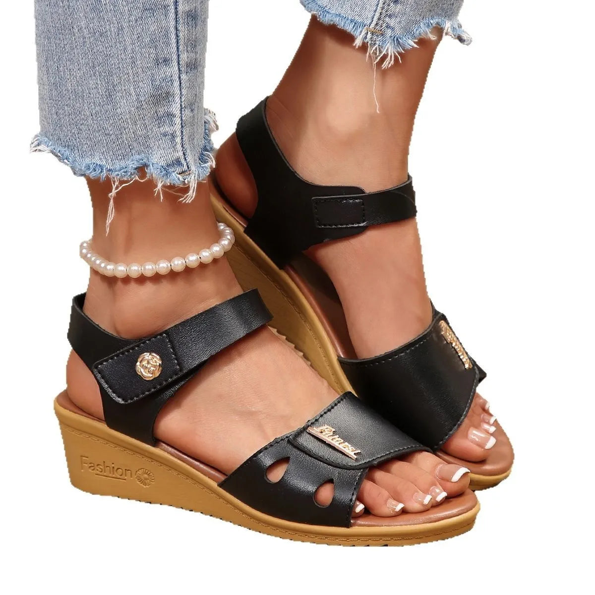 Open Toe Wedge Sandals