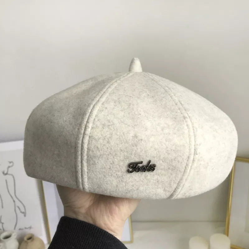 Solid Color Beret Hat