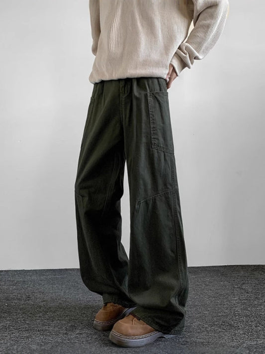 Men's Full Size Loose Fit Cargo Pants Plus Size