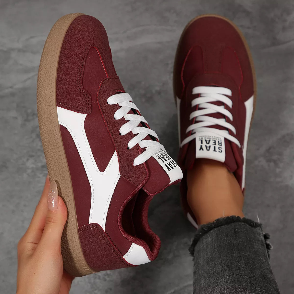 Round Toe Flats Sneakers
