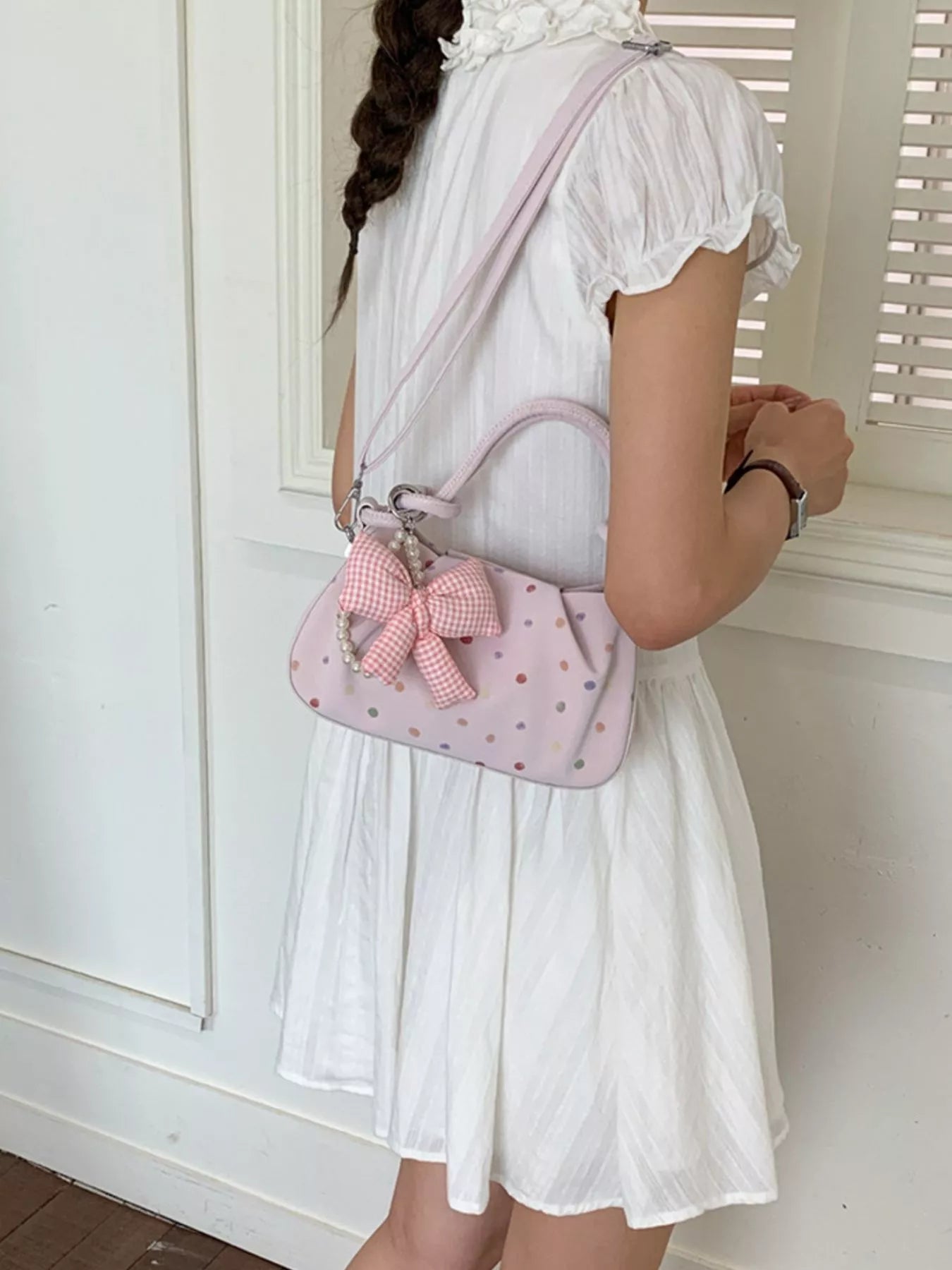 Polka Dot Crossbody Bag