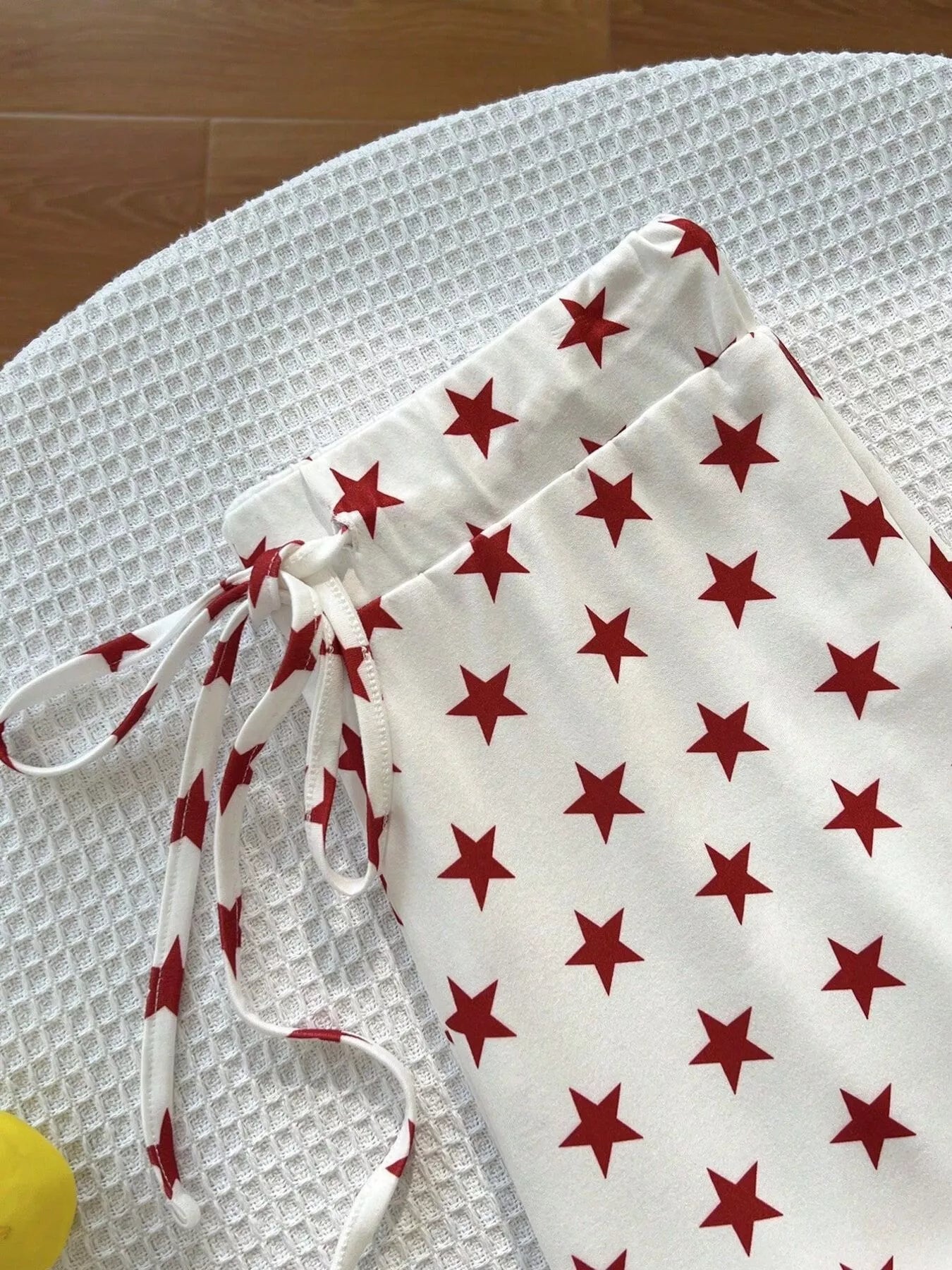 Casual Star-Print Drawstring Pants