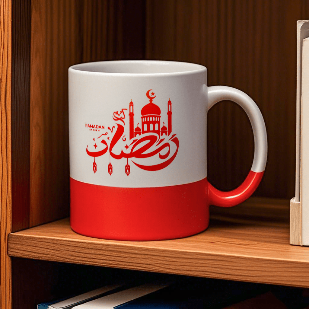 3D Thermal Transfer Printing Pixel-Perfect Muslim Photo Mug Cup(MC01)