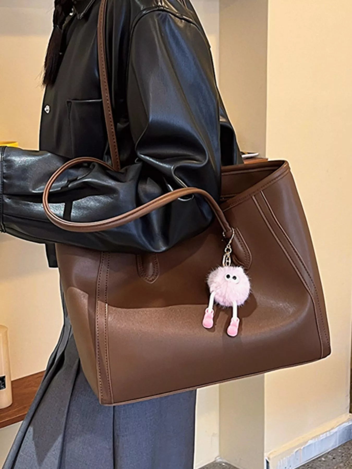 PU Leather Tote Bag