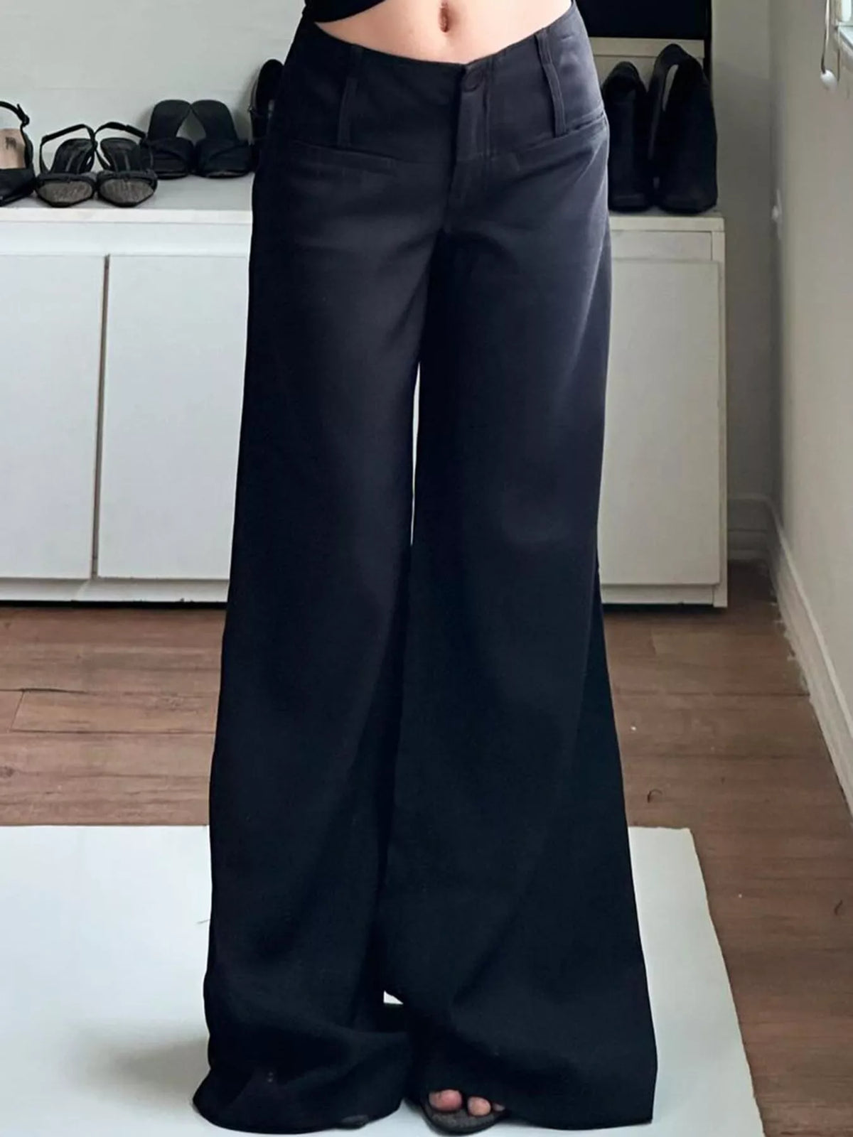 Loose Fit Flare Pants