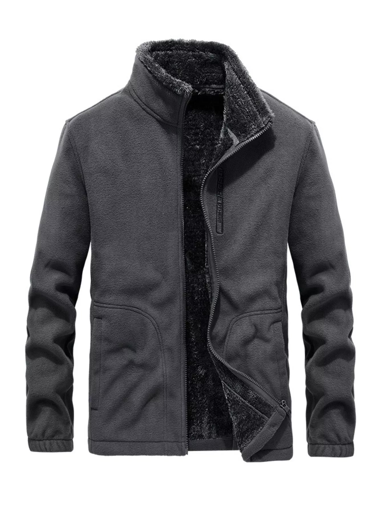 Men's Plus Size Fleece Lined Full Zip Outerwear